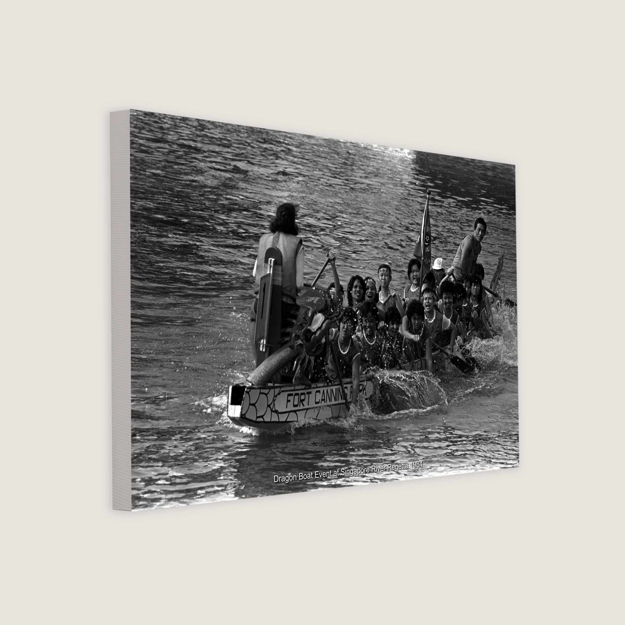 Dragon Boat Event at Singapore River Regetta 1984-My Sg Memories