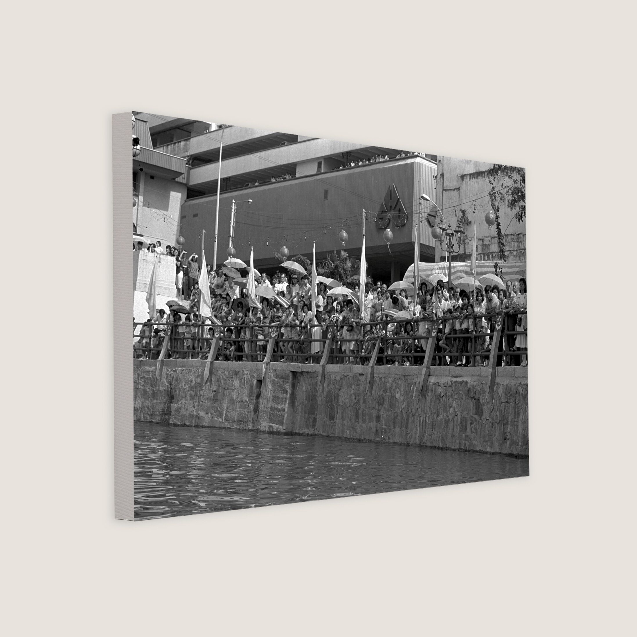 Awaiting the Start of the First River Carnival 1986