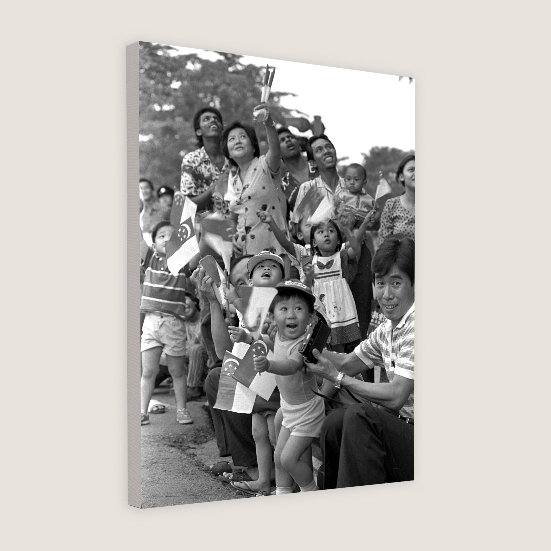 Up Up in the Sky! 1985 Canvas