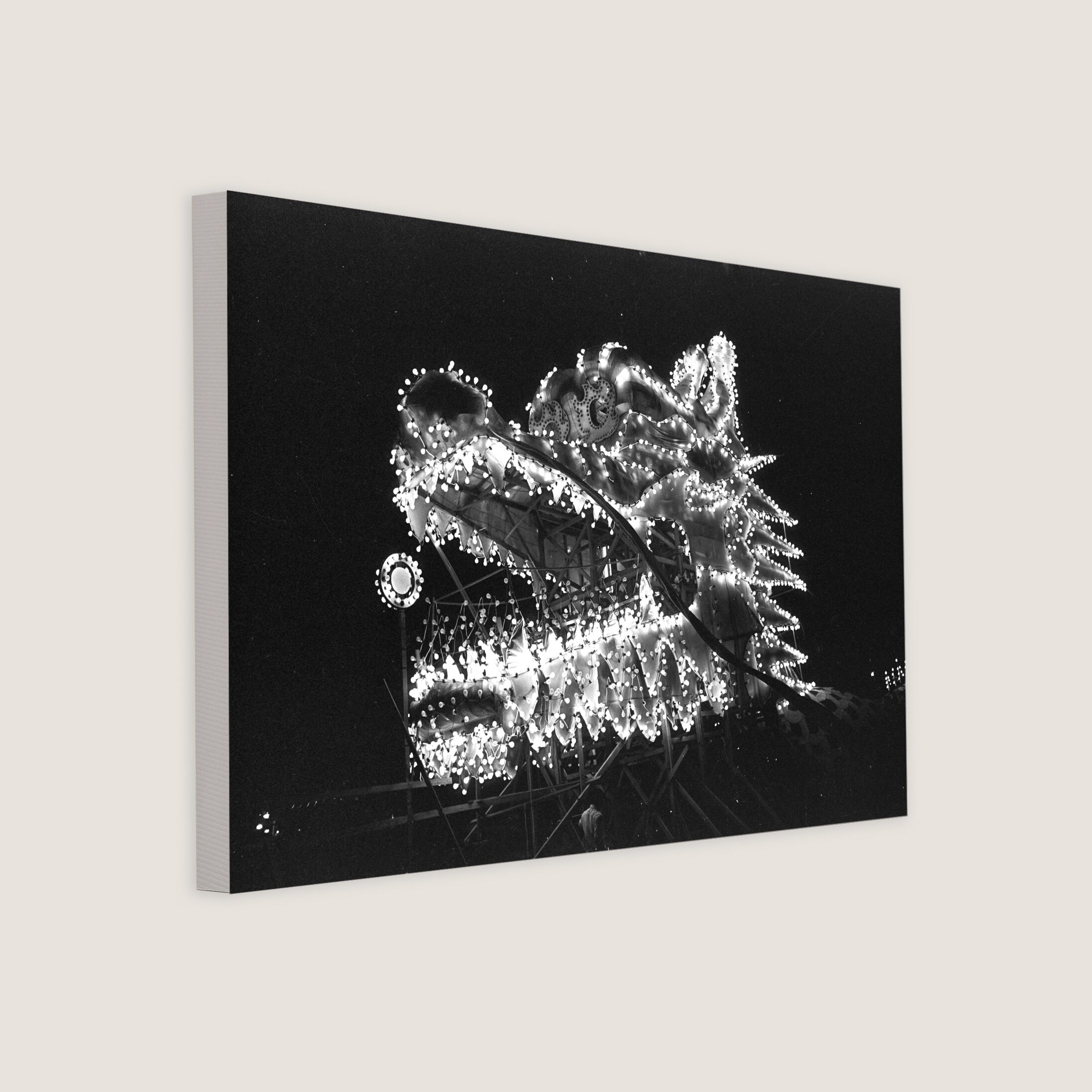 Sea Dragon Light Up Waterfront 1982 Canvas