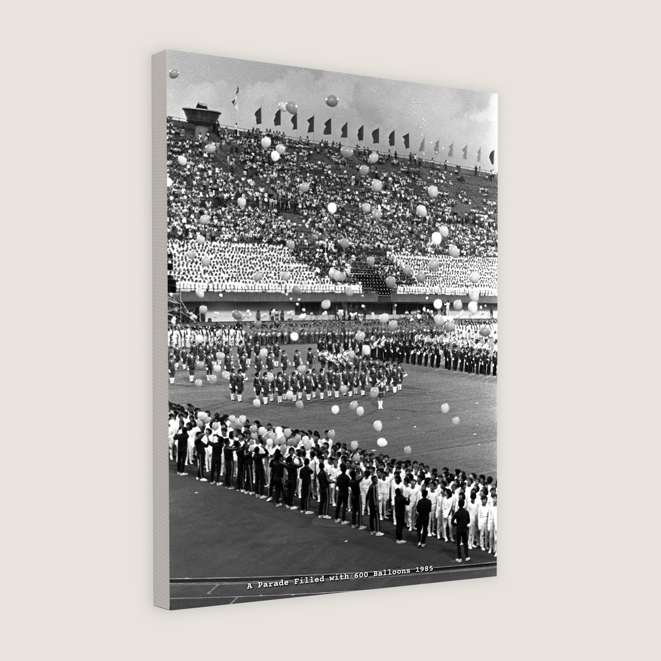 A Parade Filled with 600 Balloons 1985 Canvas