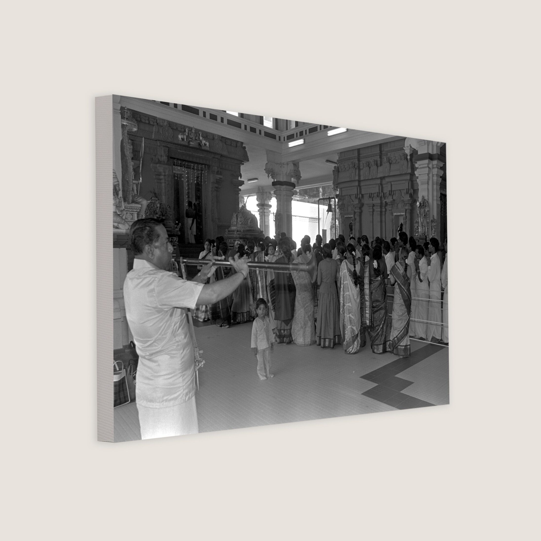 Temple Musician Playing the Nadaswaram 1985