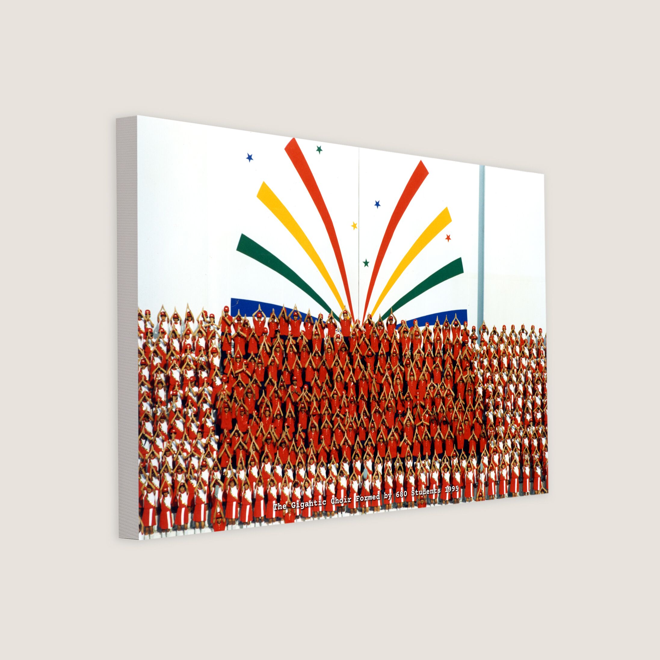 The Gigantic Choir Formed by 680 Students 1995 Canvas