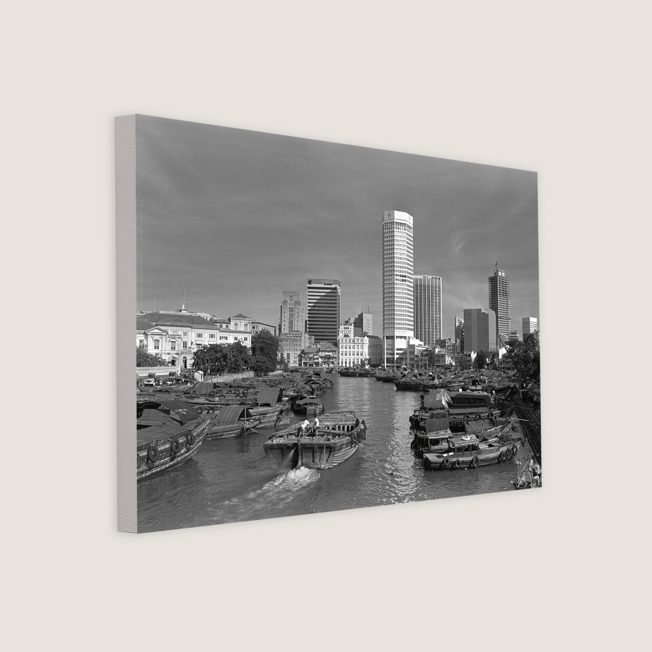 Before the Big River Clean-Up 1974 Canvas