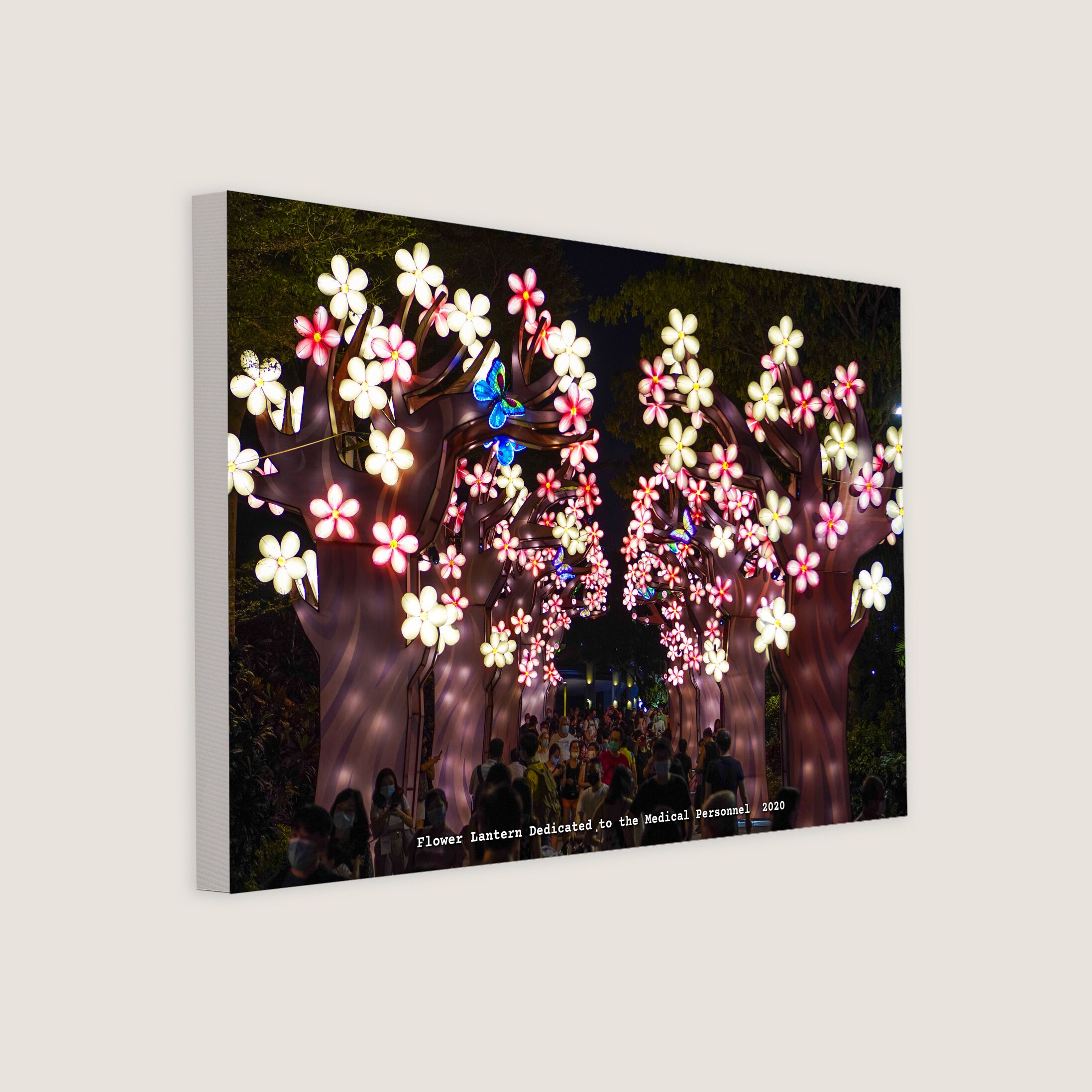 Flower Lantern Dedicated to the Medical Personnel 2020-My Sg Memories