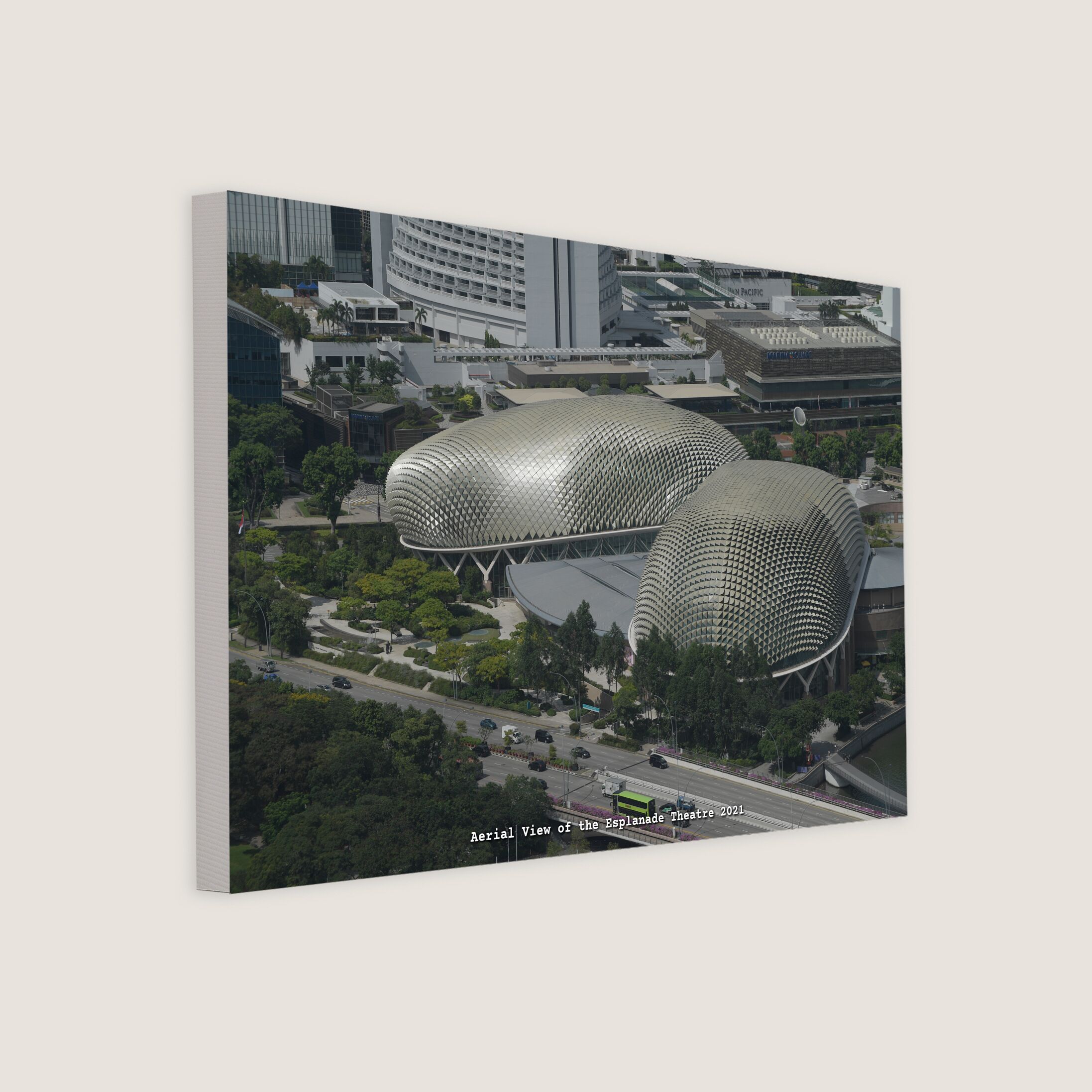 Aerial View of the Esplanade Theatre 2021