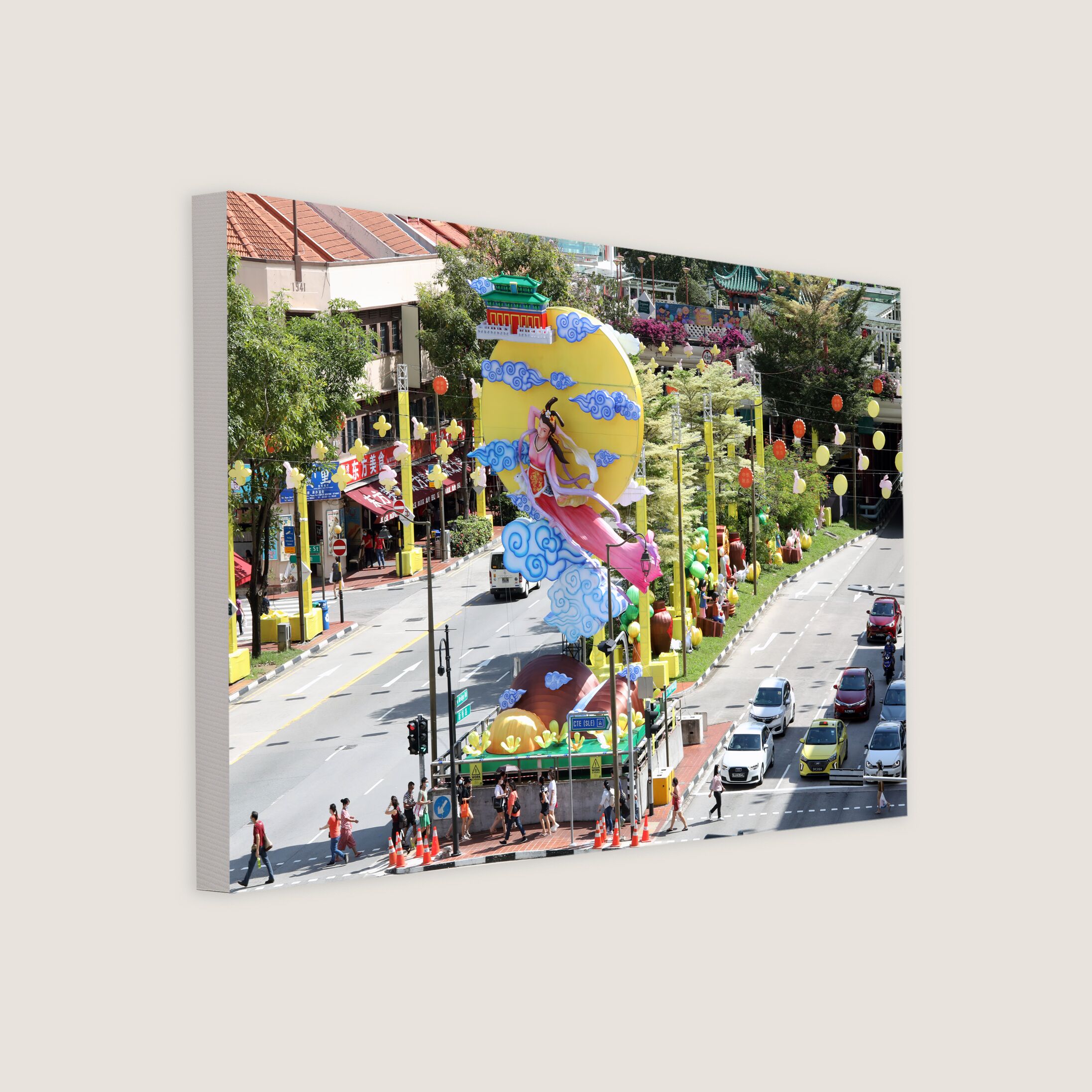 Moon Goddess Illumination at Chinatown 2021 Canvas