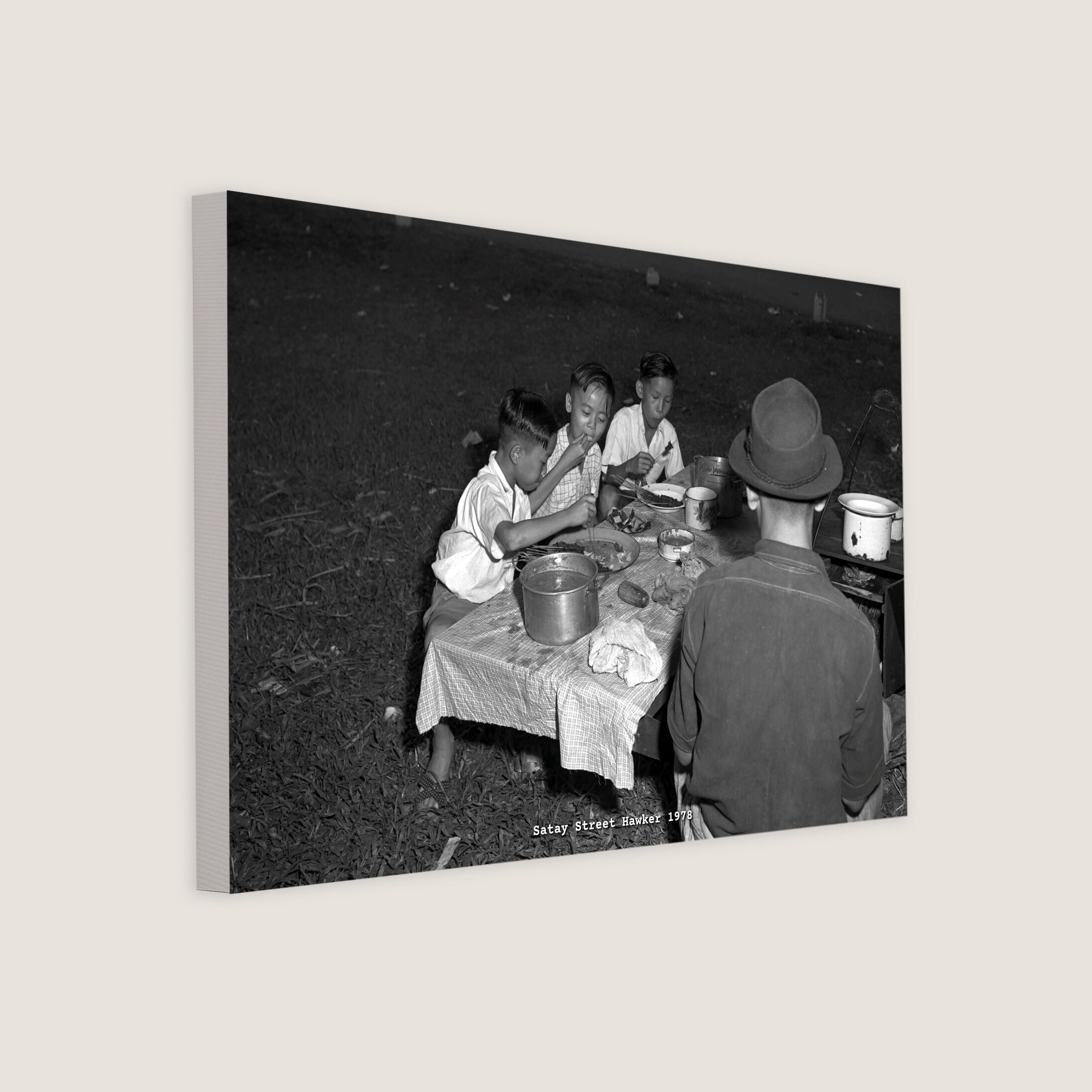 Satay Street Hawker 1978