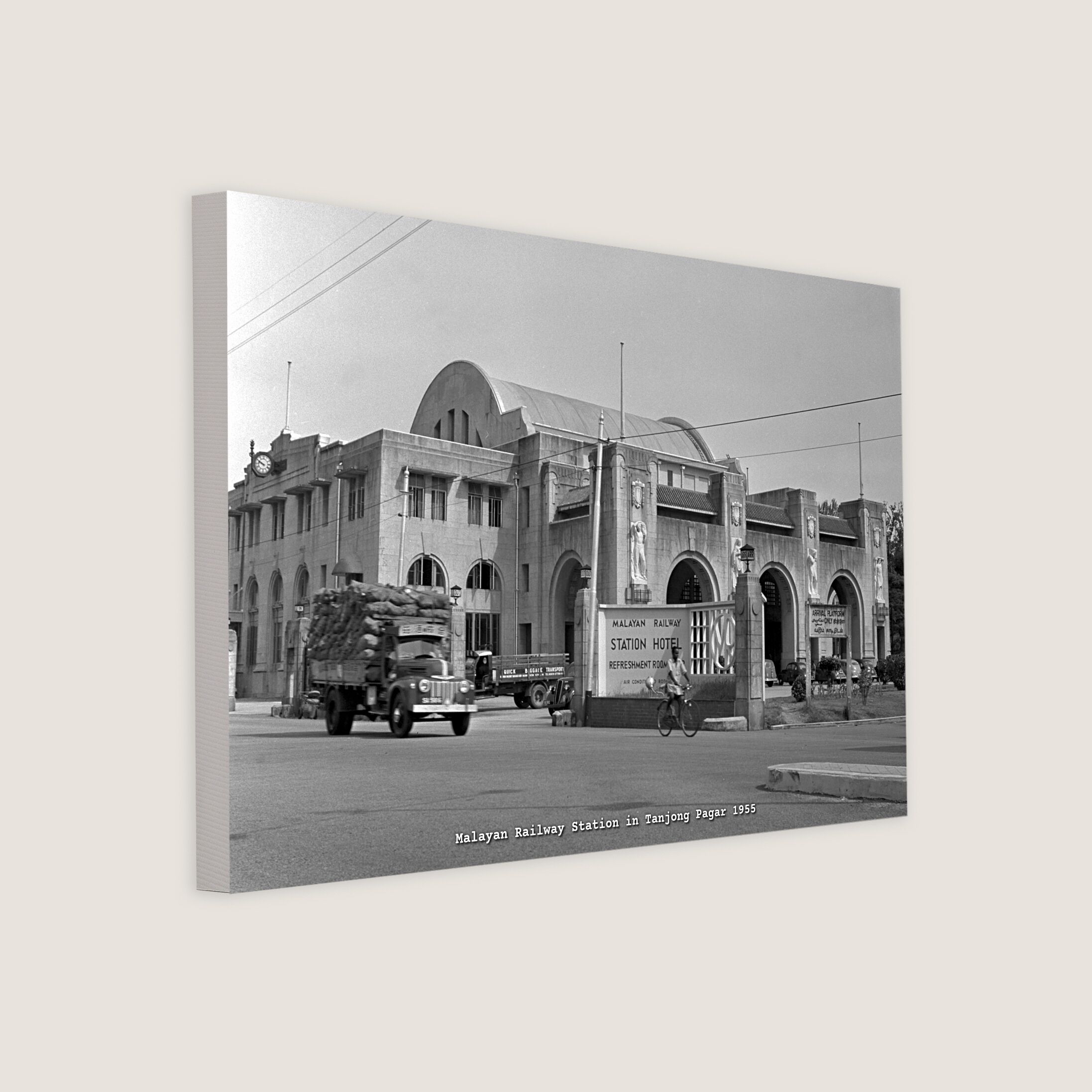 Malayan Railway Station in Tanjong Pagar 1955-My Sg Memories
