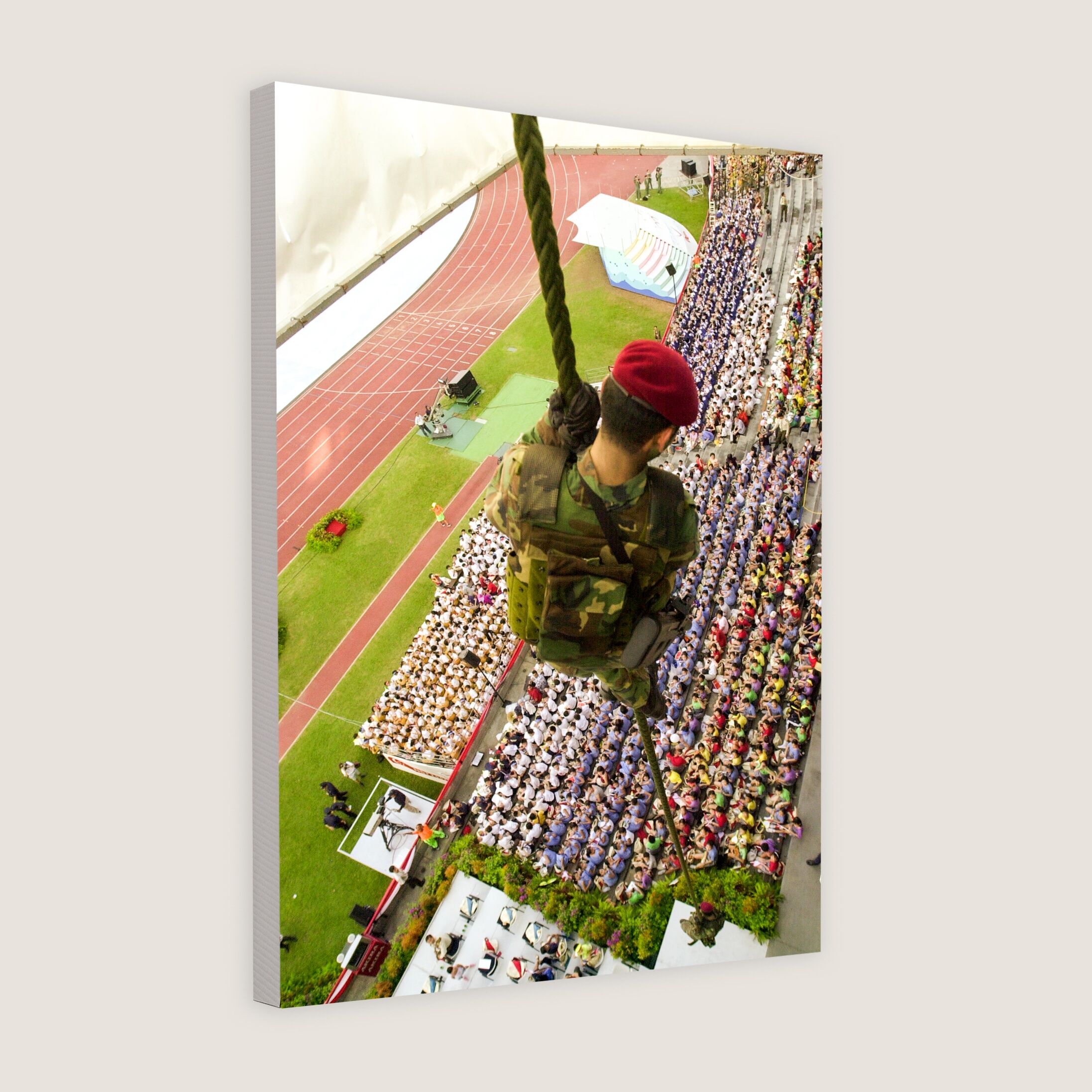 Commando from the Sky 2002 Canvas