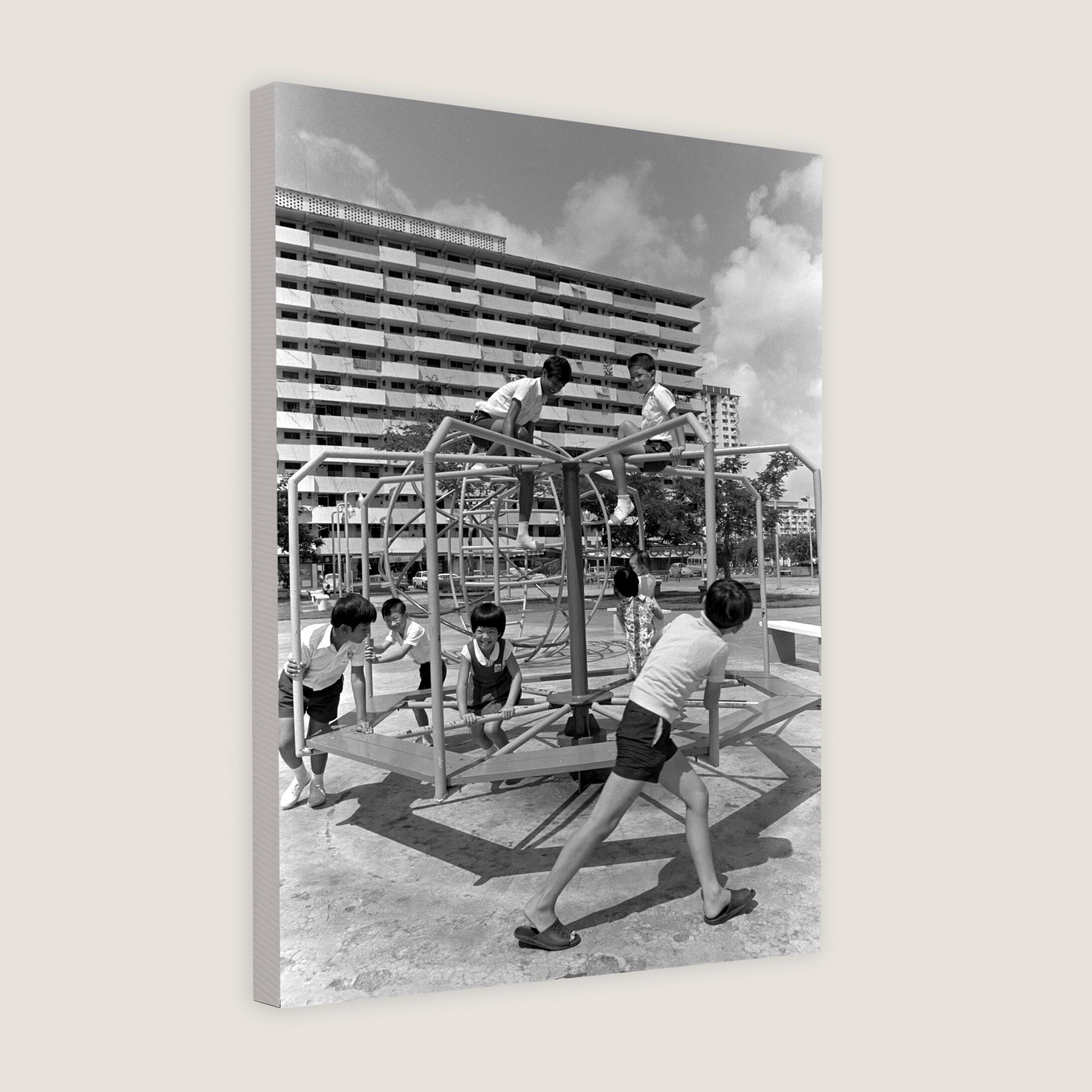 Playground at Toa Payoh HDB Housing Estate 1975-My Sg Memories