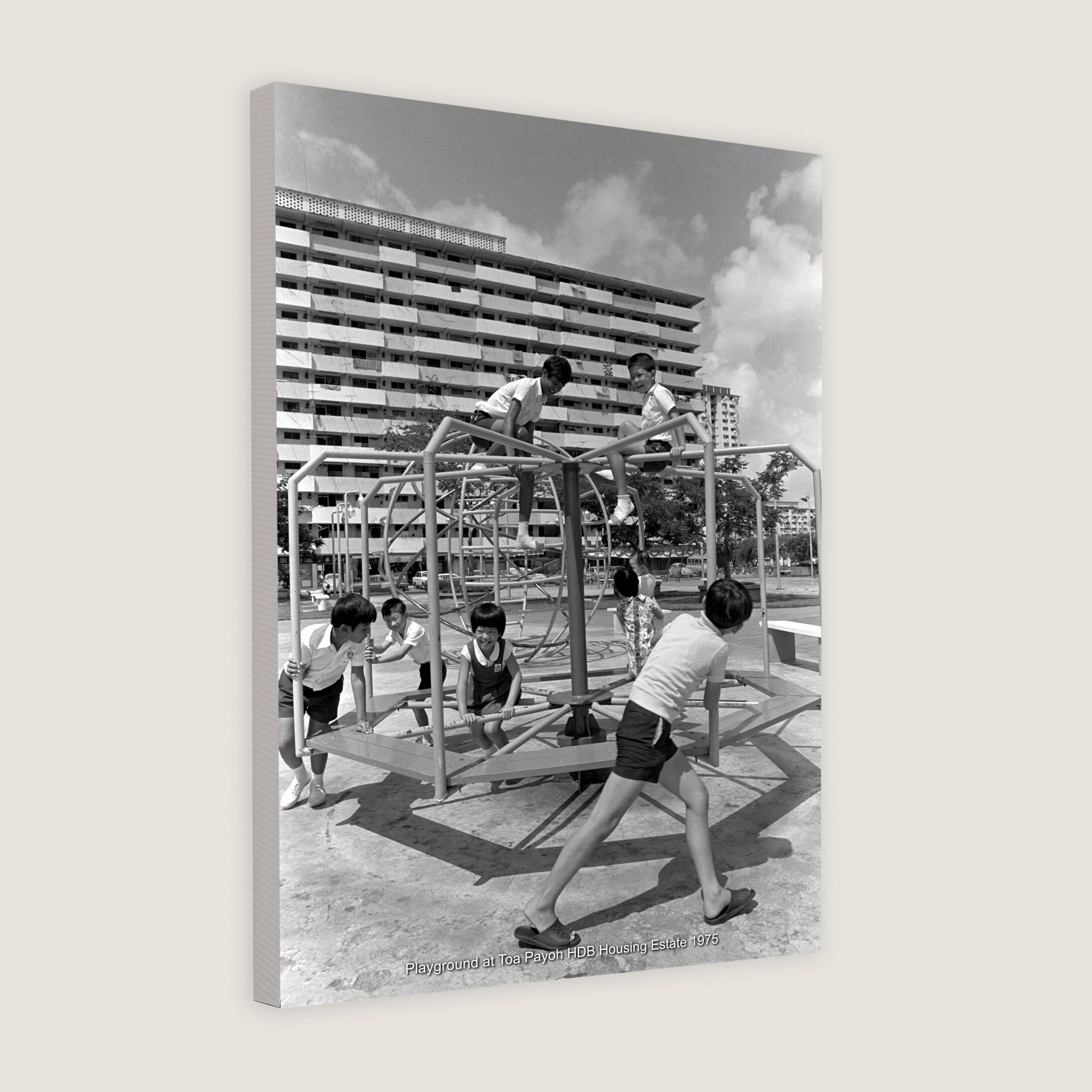 Playground at Toa Payoh HDB Housing Estate 1975-My Sg Memories