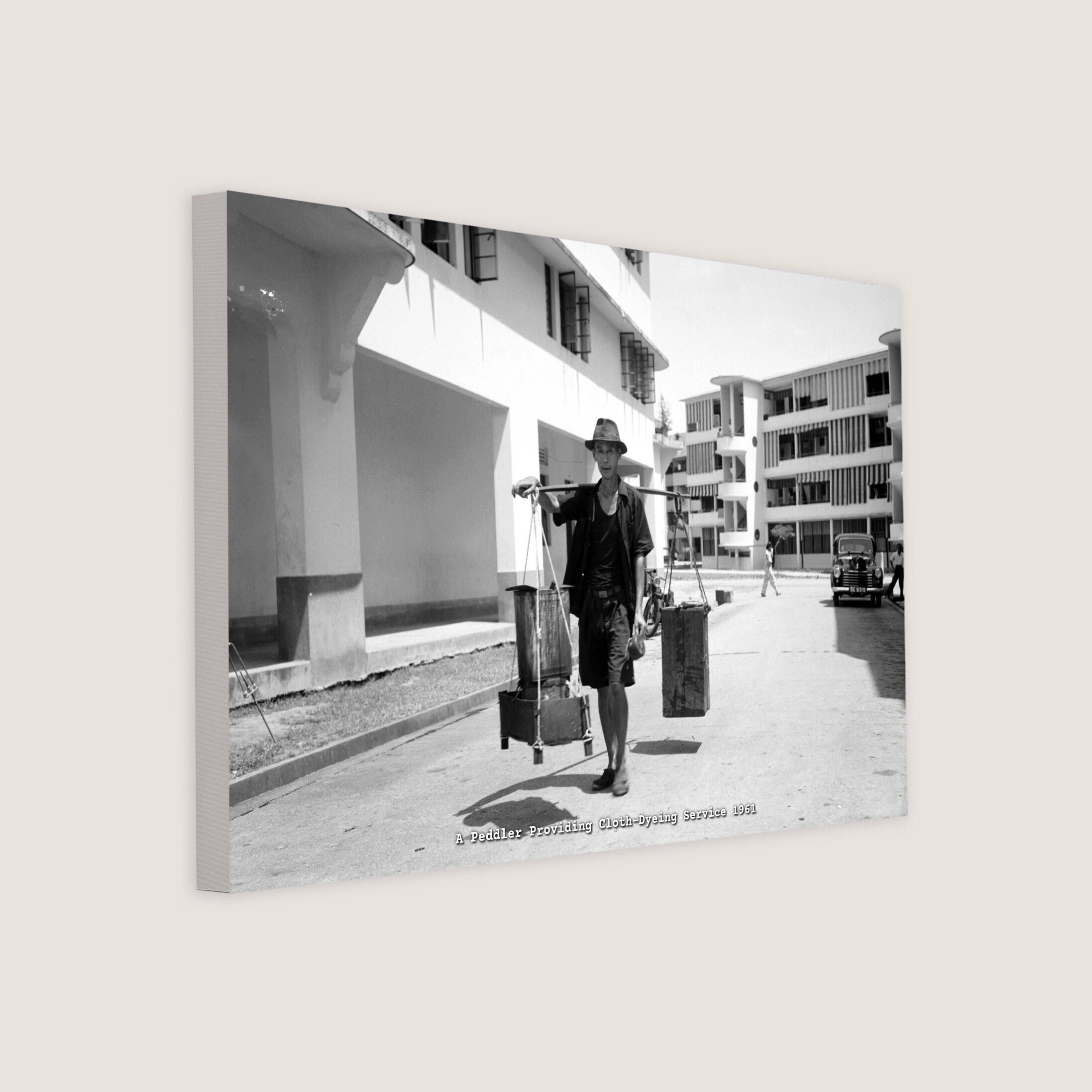 A Peddler Providing Cloth-Dyeing Service 1961-My Sg Memories