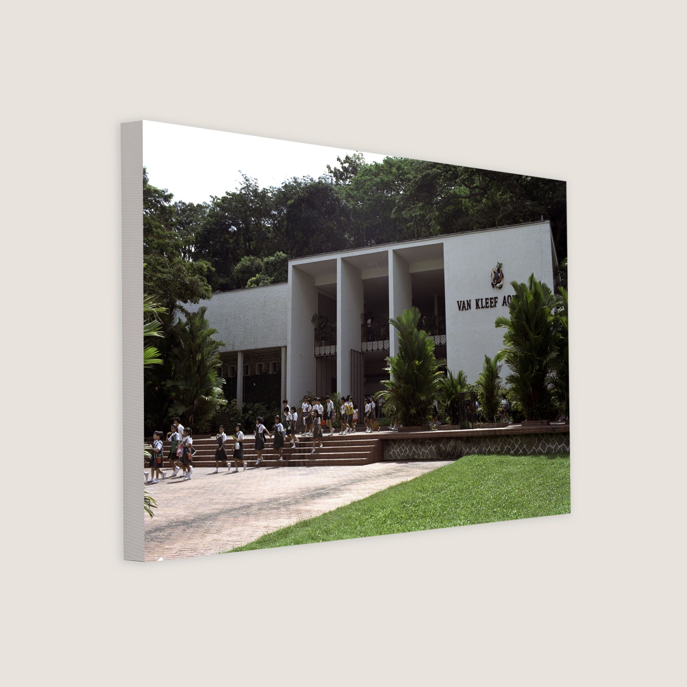 Van Kleef Aquarium at Fort Canning 1991 Canvas