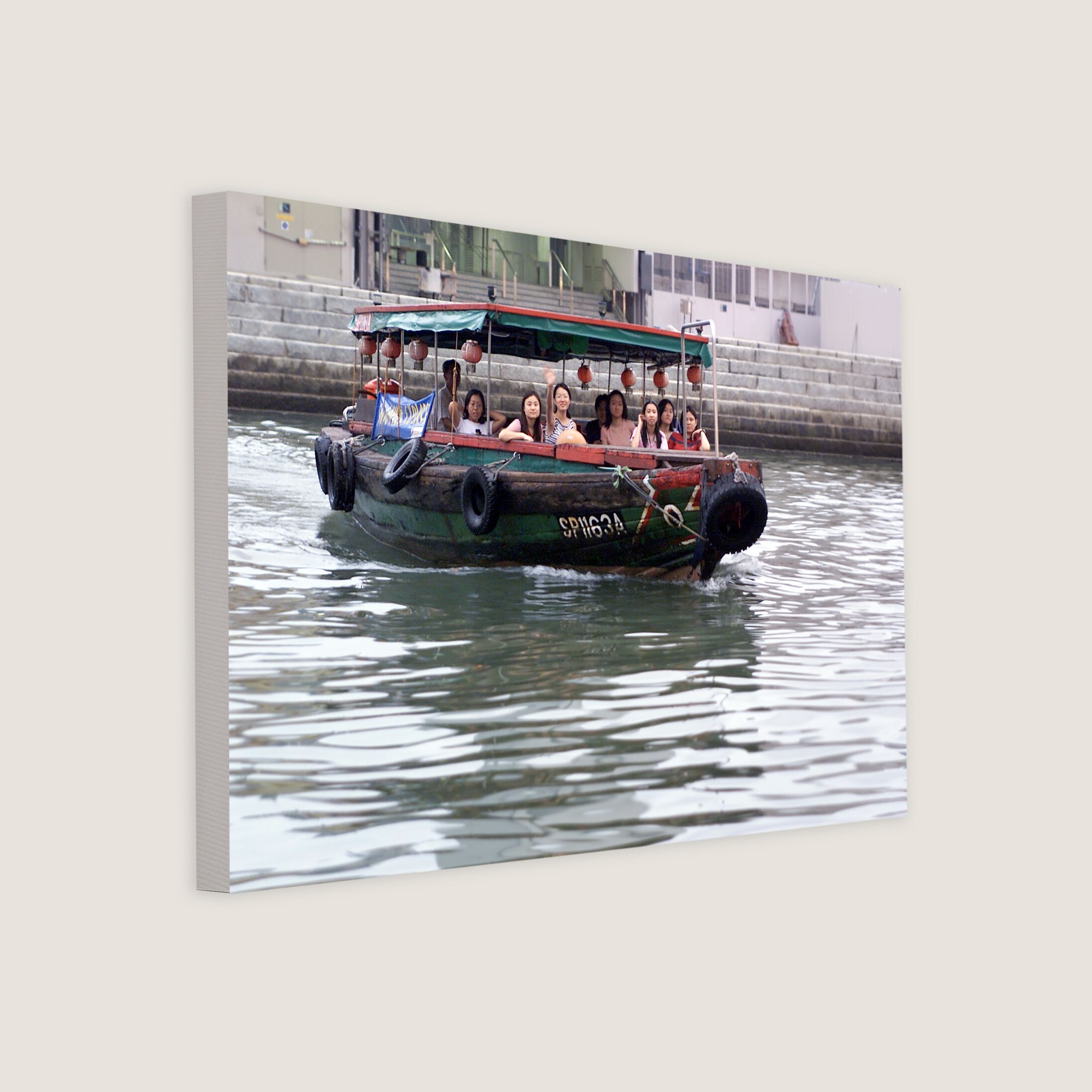 Water Taxis on Singapore River 2002-My Sg Memories