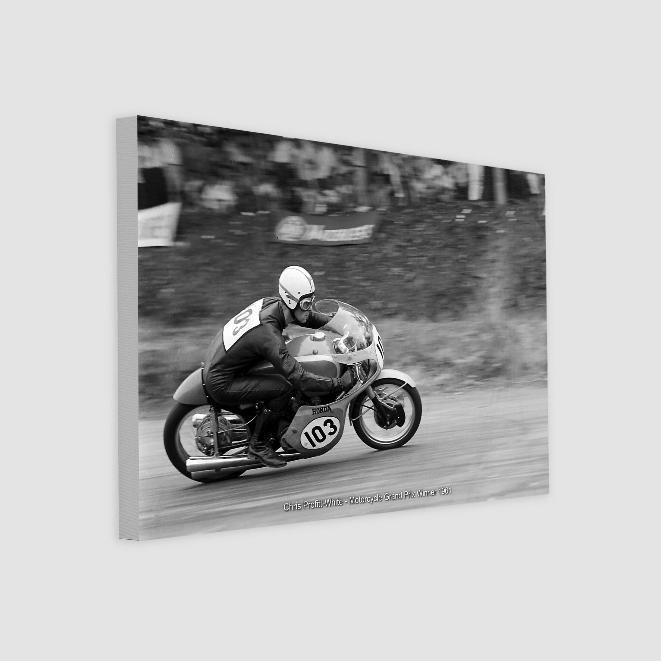 Chris Profitt-White - Motorcycle Grand Prix Winner 1961-My Sg Memories