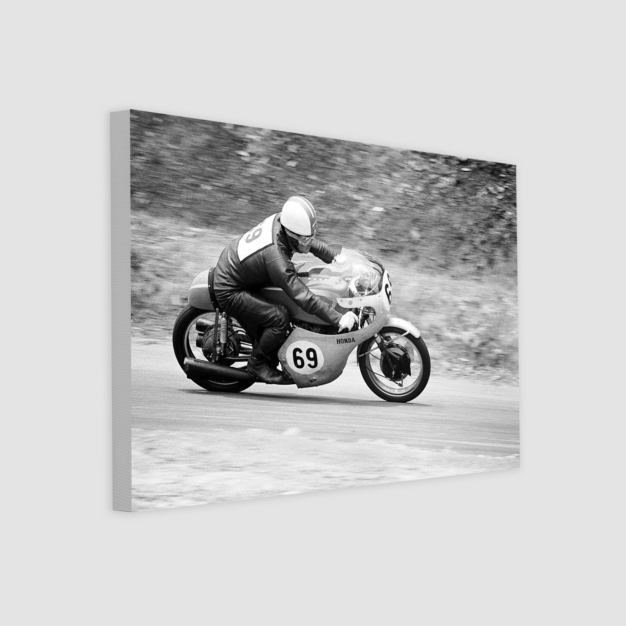 Giichi Suzuki on His Honda Bike 1961-My Sg Memories