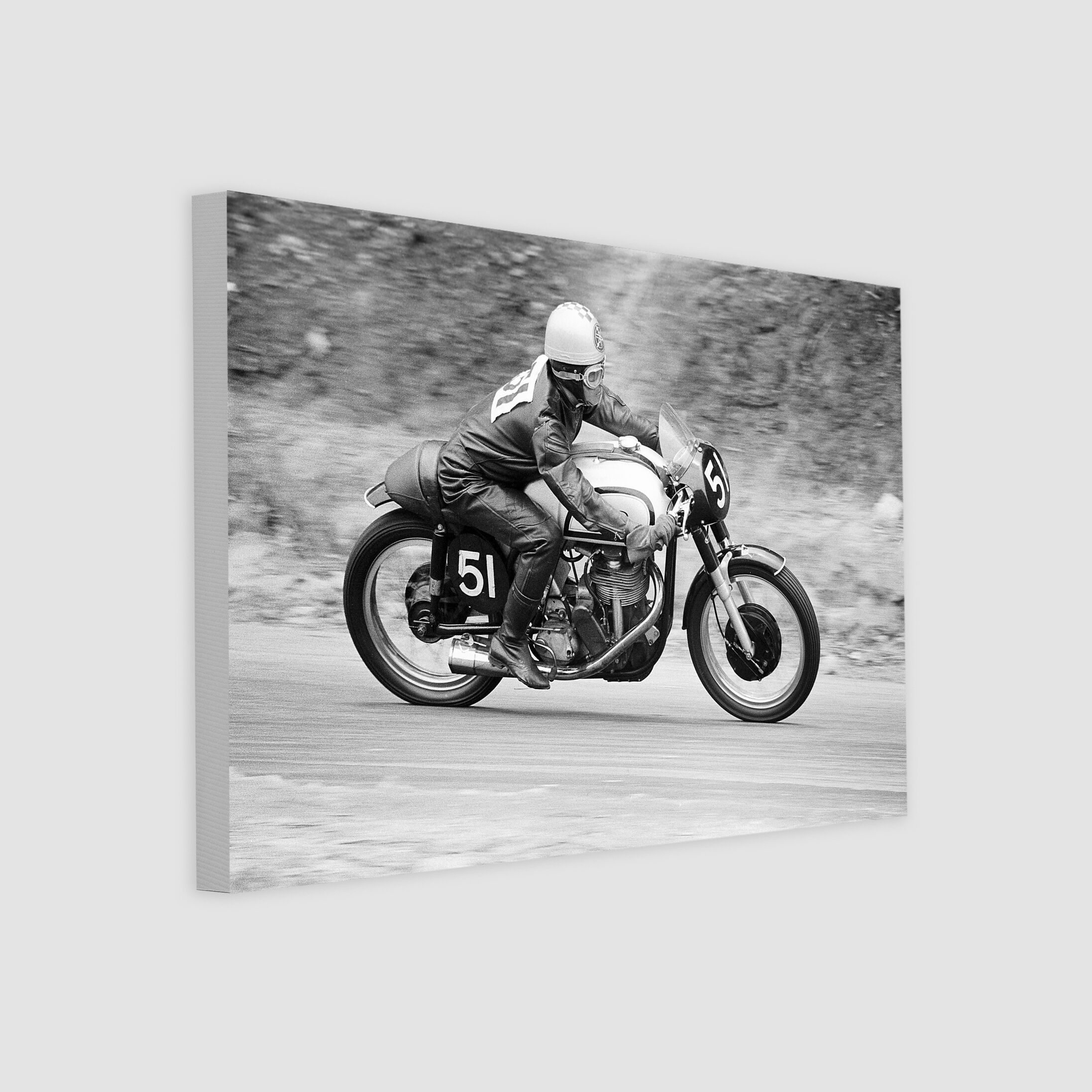 KC Wong - Local Rider on His Norton Manx 500cc 1961-My Sg Memories