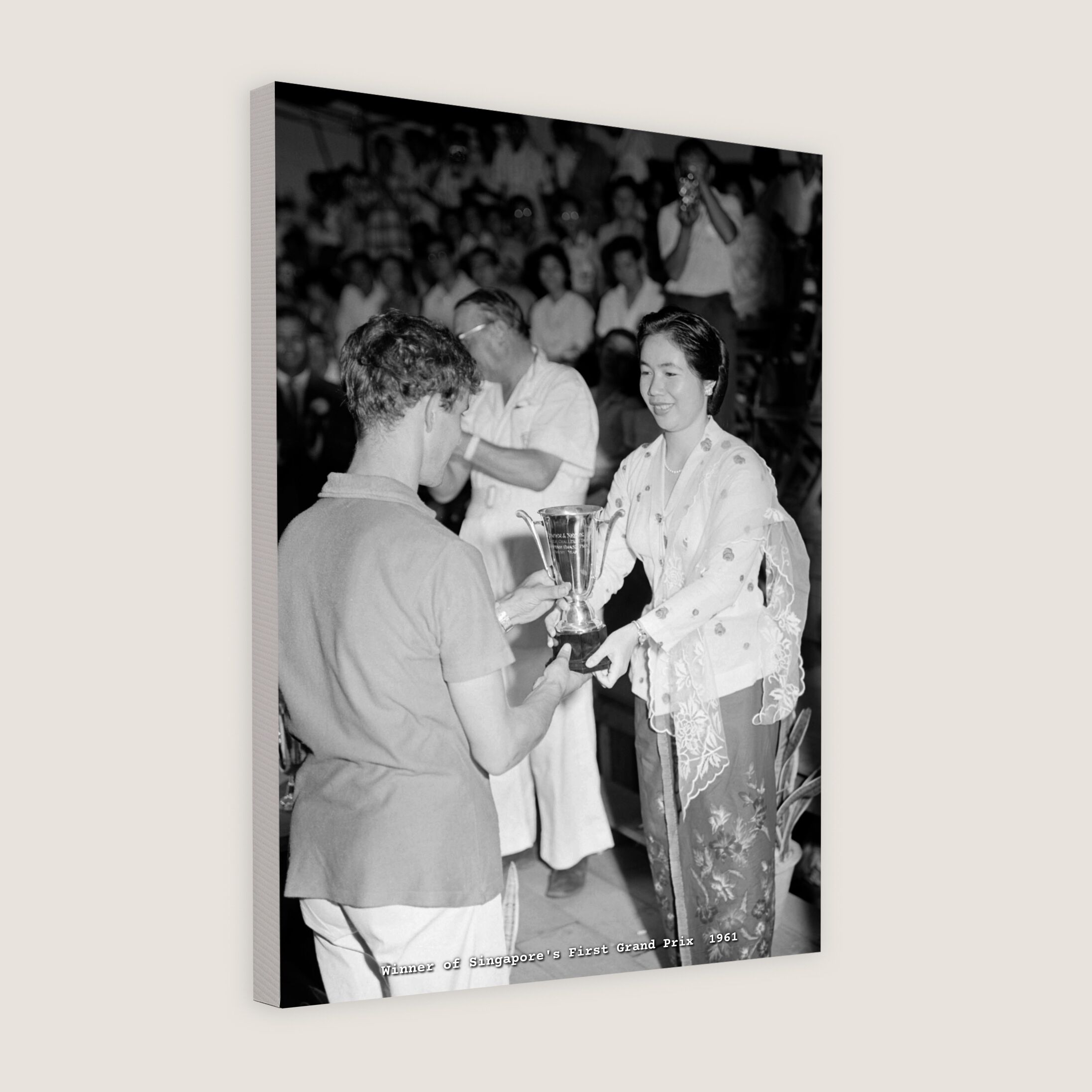 Winner of Singapore's First Motorcycle Grand Prix 1961
