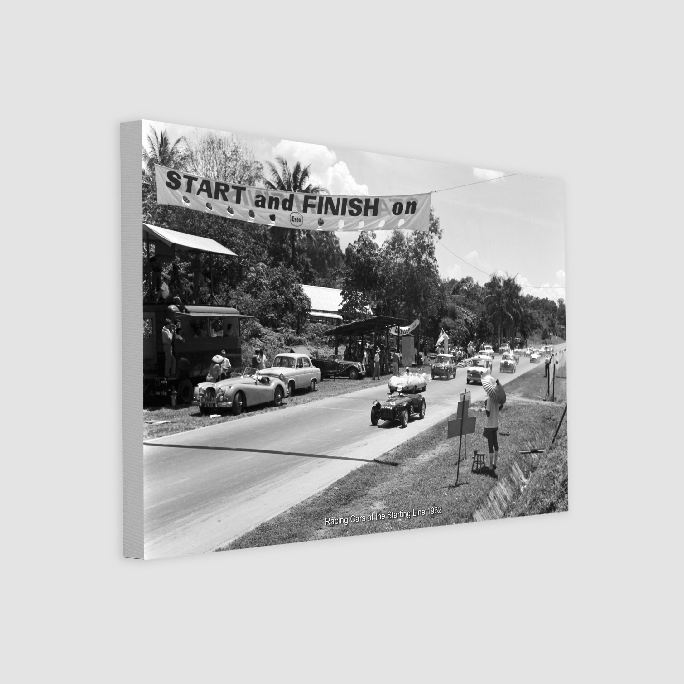 Racing Cars at the Starting Line 1962-My Sg Memories