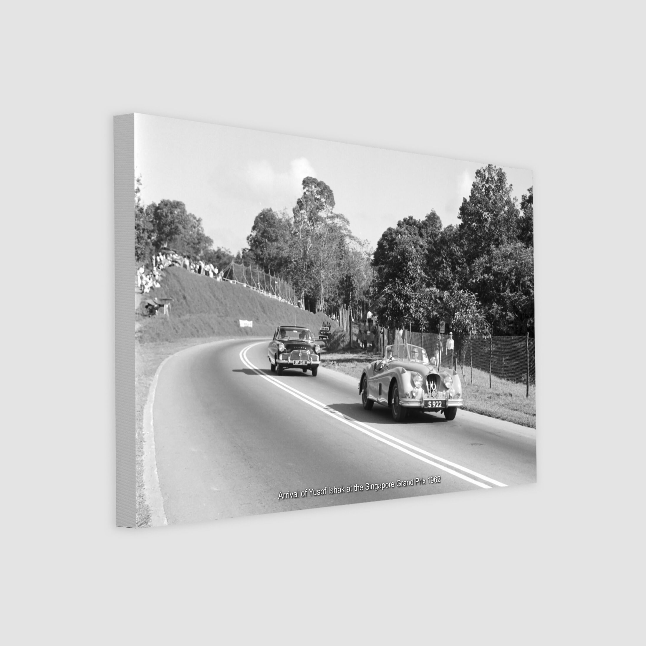 Arrival of Yusof Ishak at the Singapore Grand Prix 1962-My Sg Memories