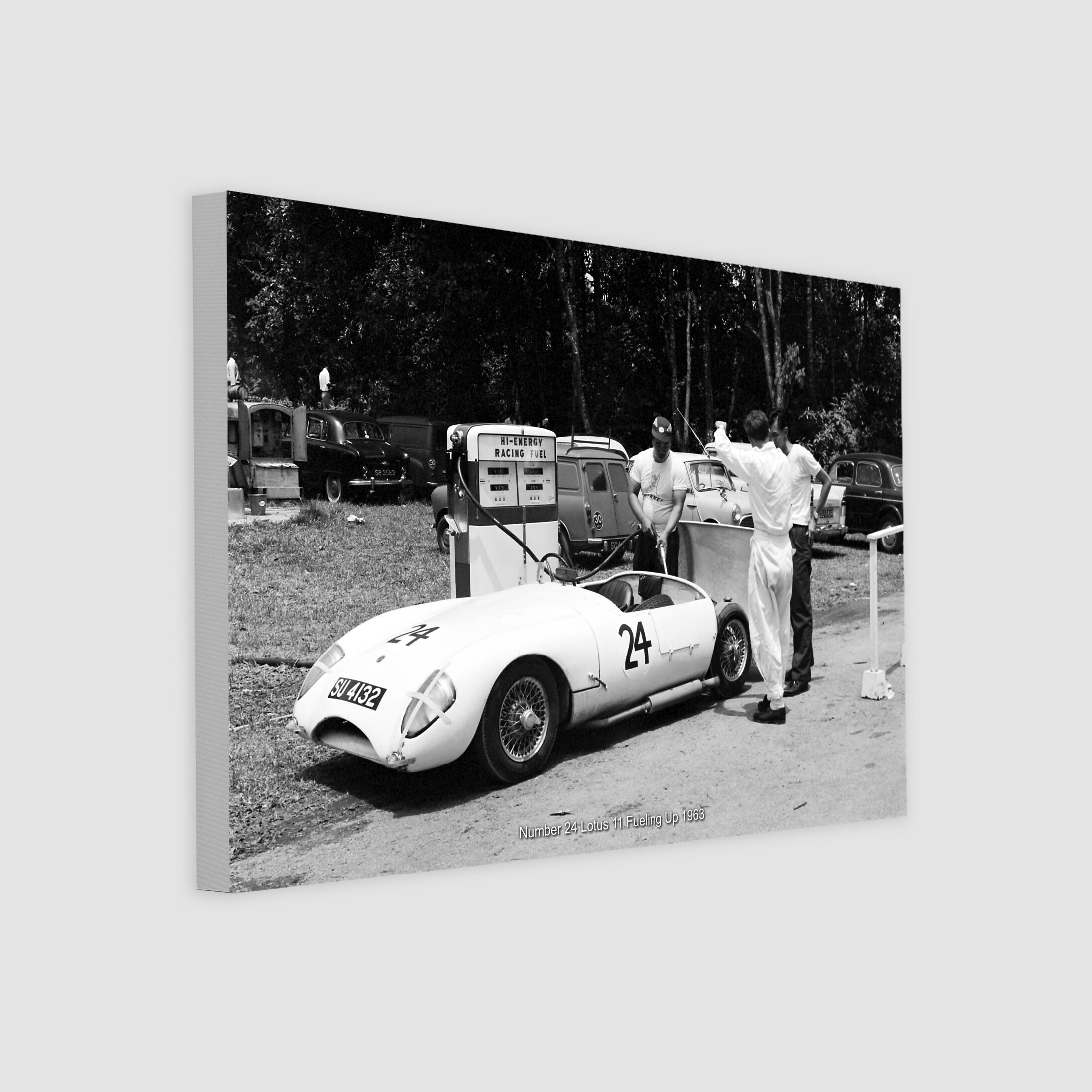 Number 24 Lotus 11 Fueling Up 1963-My Sg Memories