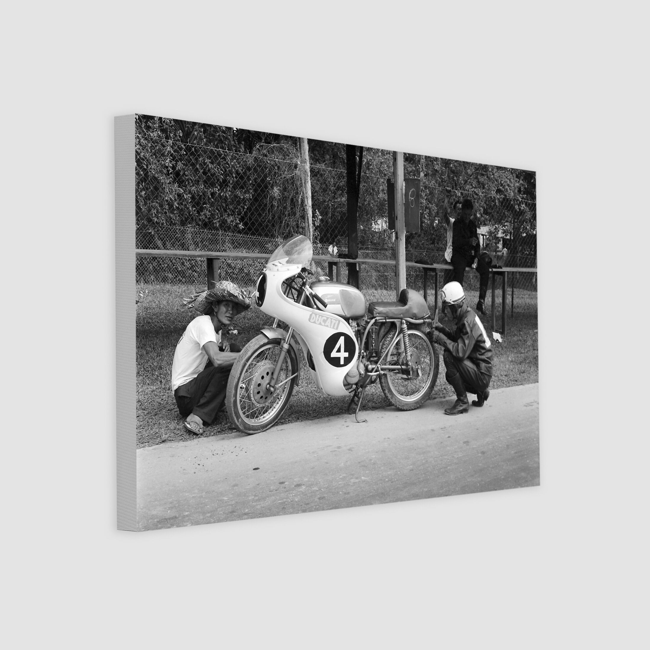 Final Checks Before the Race 1963-My Sg Memories