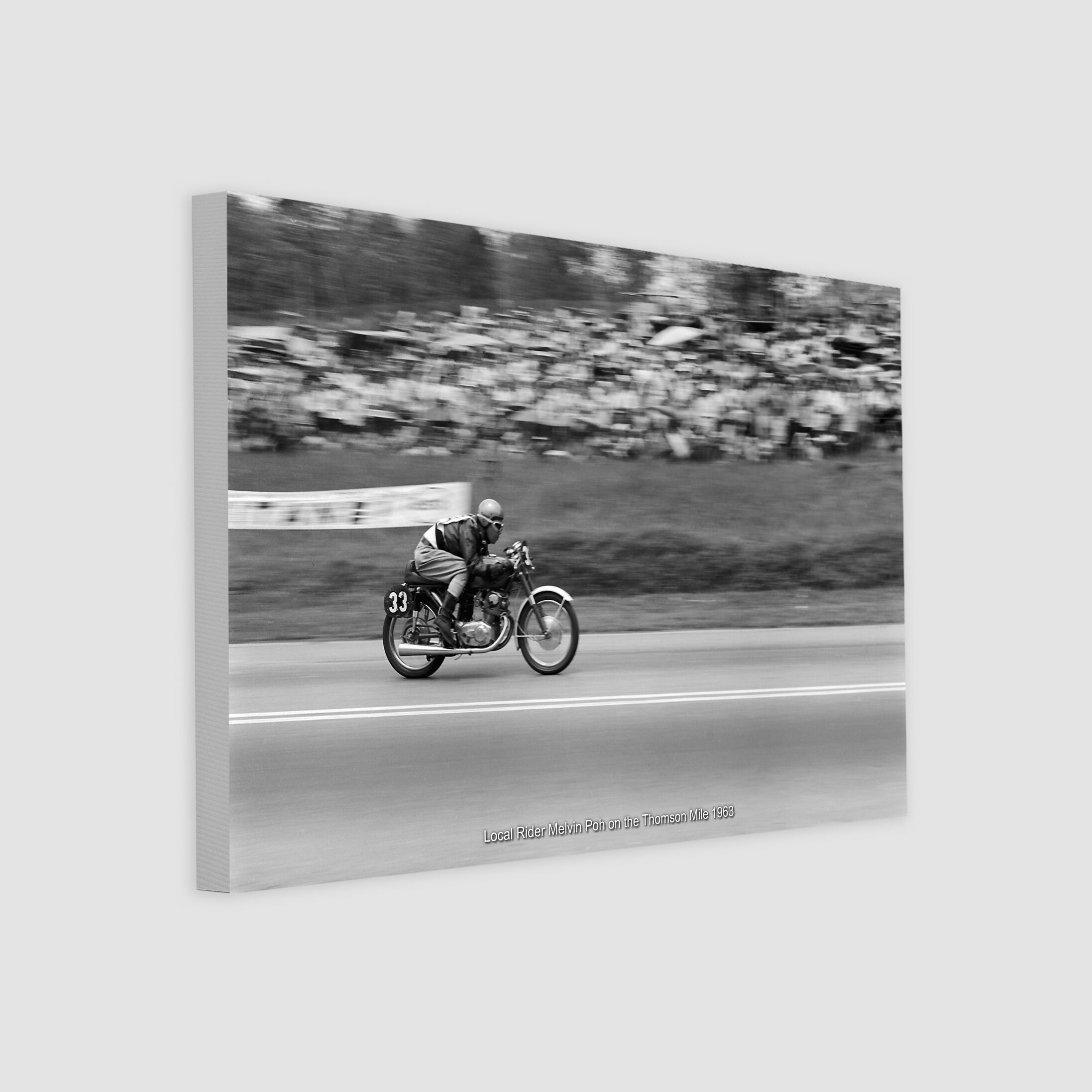 Local Rider Melvin Poh on the Thomson Mile 1963-My Sg Memories