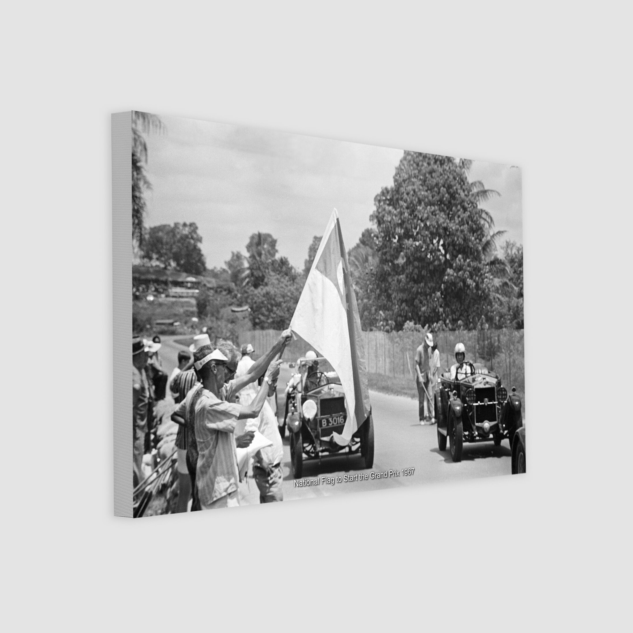 National Flag to Start the Grand Prix 1967-My Sg Memories