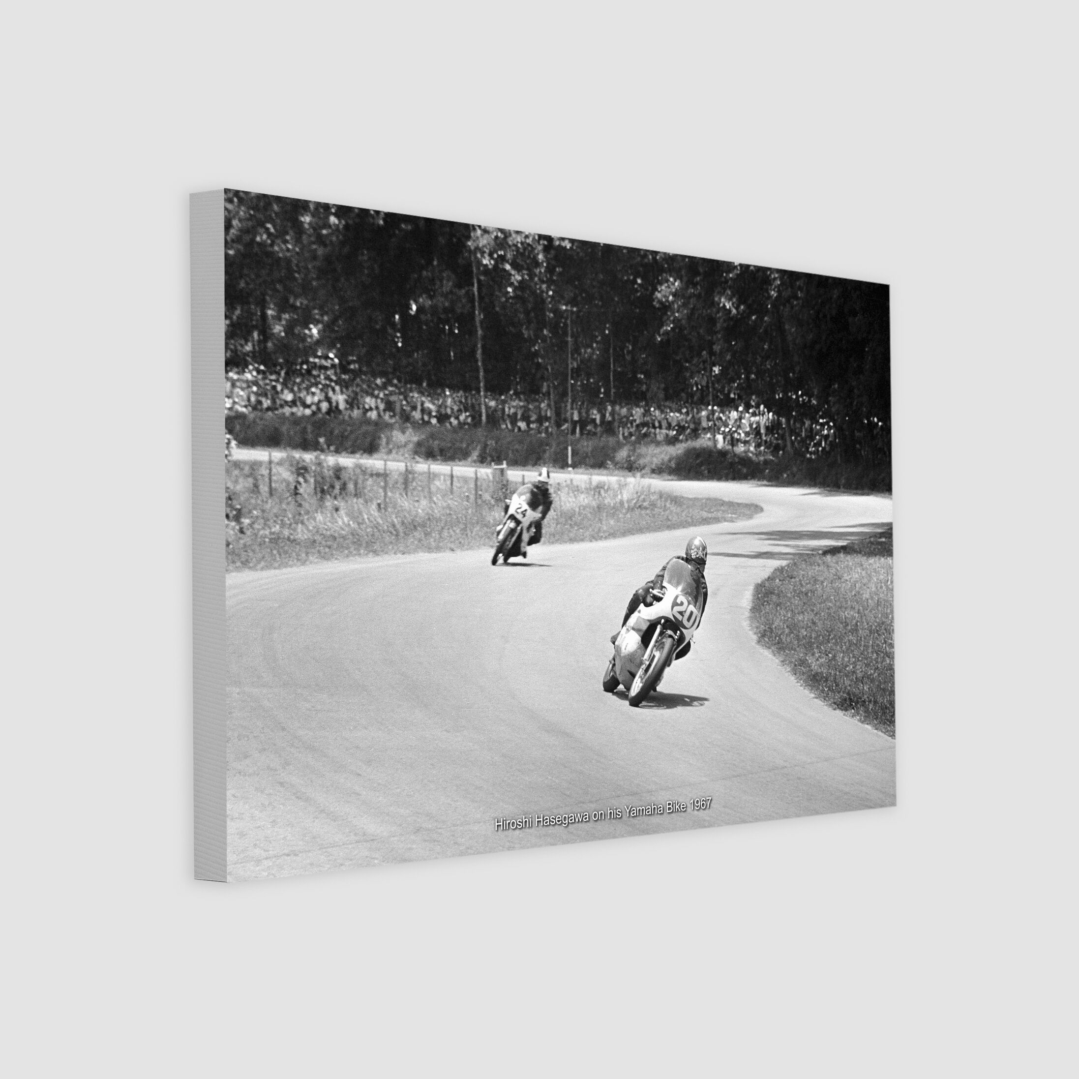 Hiroshi Hasegawa on his Yamaha Bike 1967-My Sg Memories