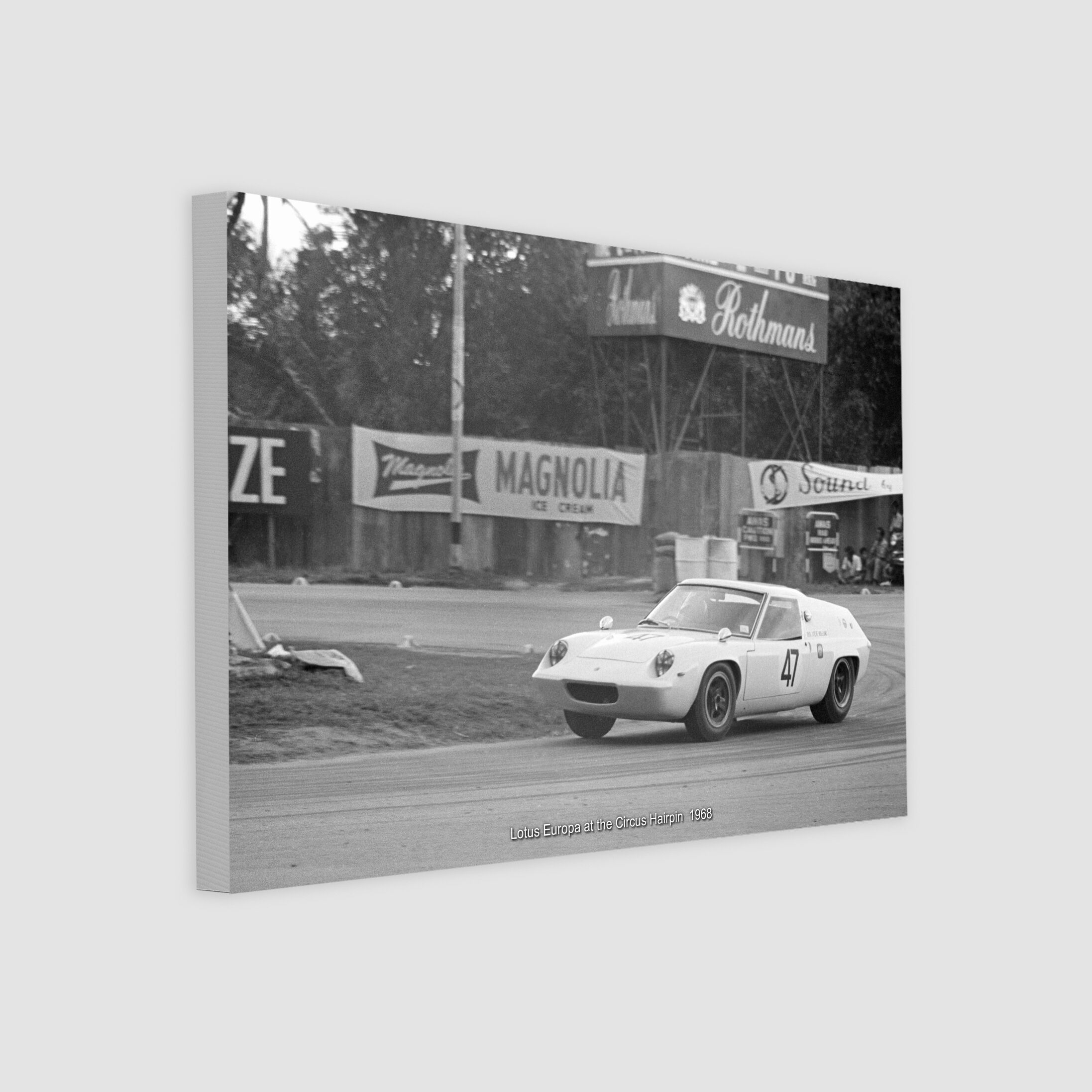 Lotus Europa at the Circus Hairpin 1968-My Sg Memories