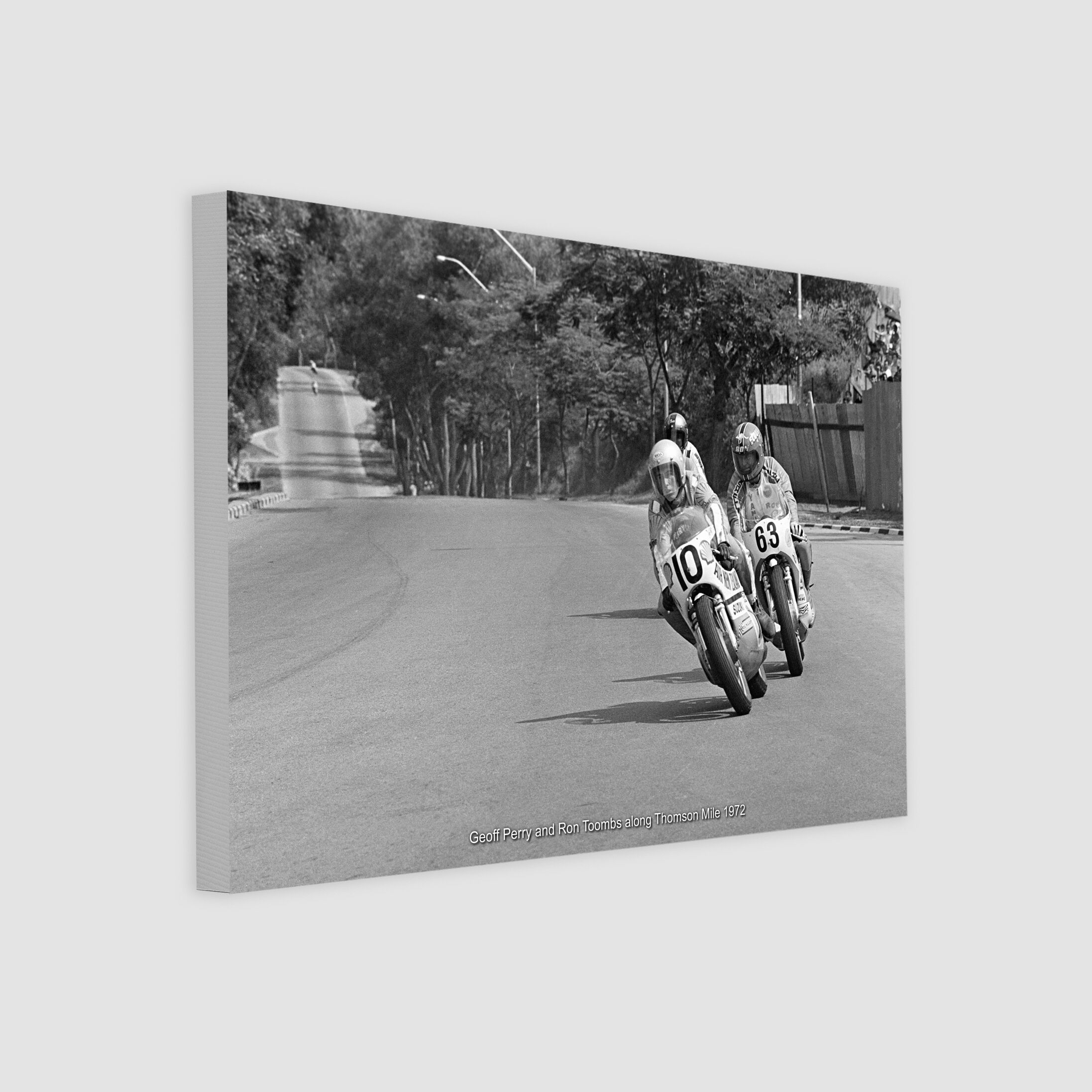 Geoff Perry and Ron Toombs along Thomson Mile 1972-My Sg Memories