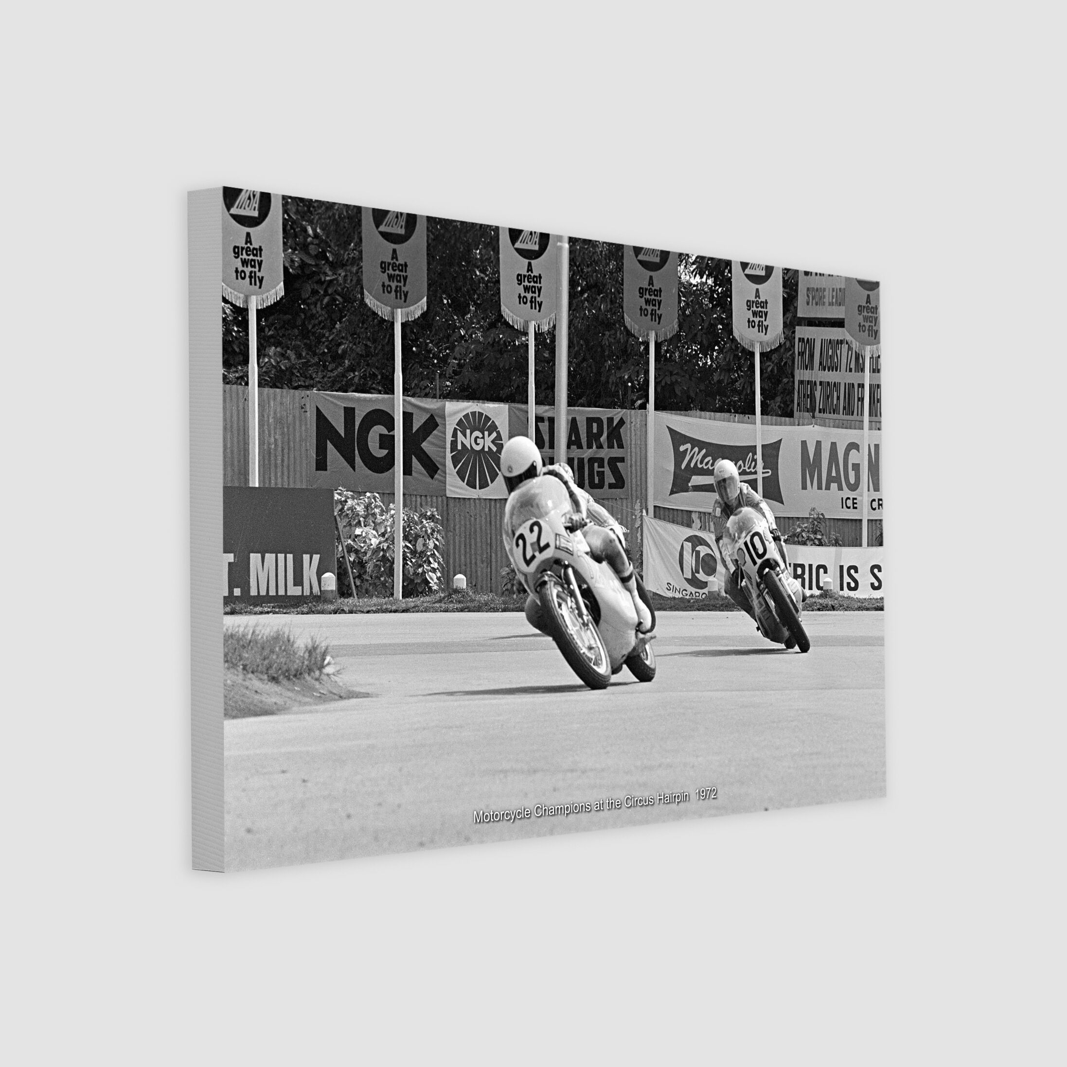 Motorcycle Champions at the Circus Hairpin 1972-My Sg Memories