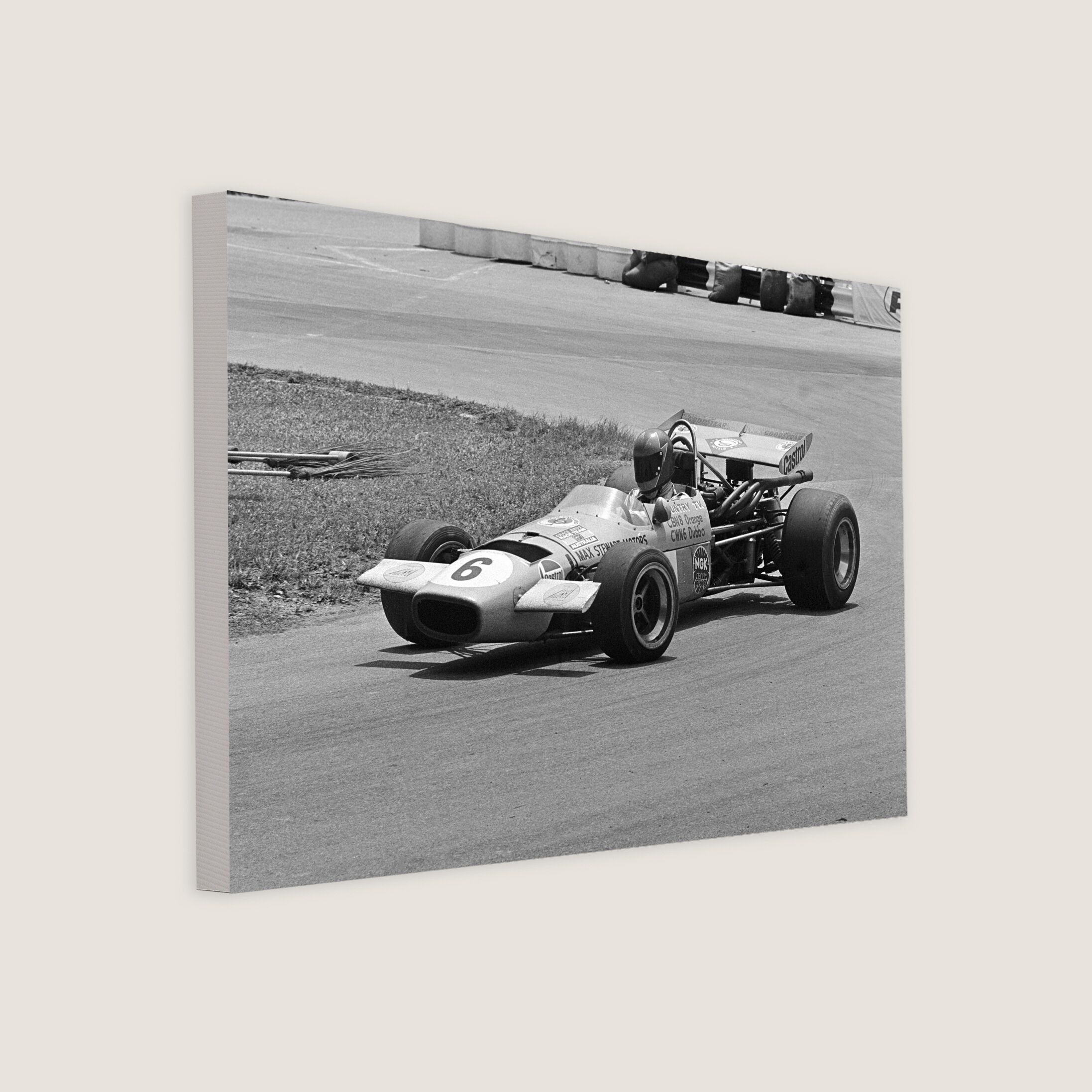 Max Stewart at the Singapore Grand Prix 1972