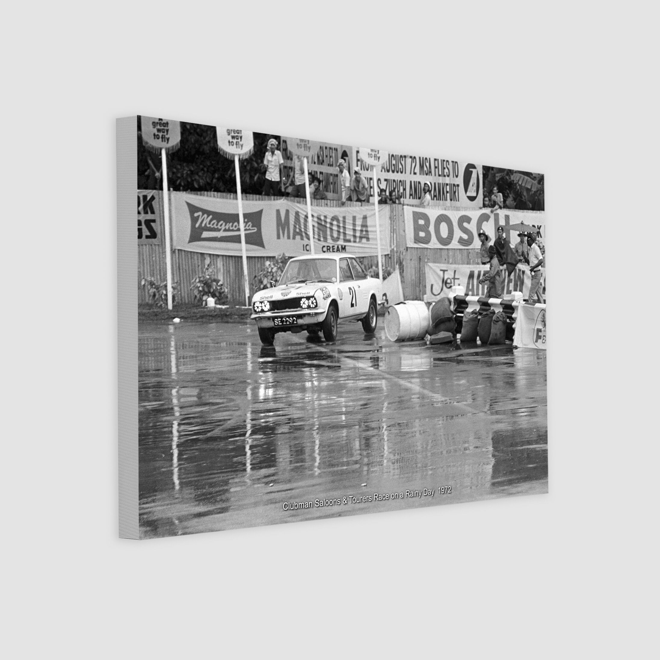 Clubman Saloons & Tourers Race on a Rainy Day 1972-My Sg Memories