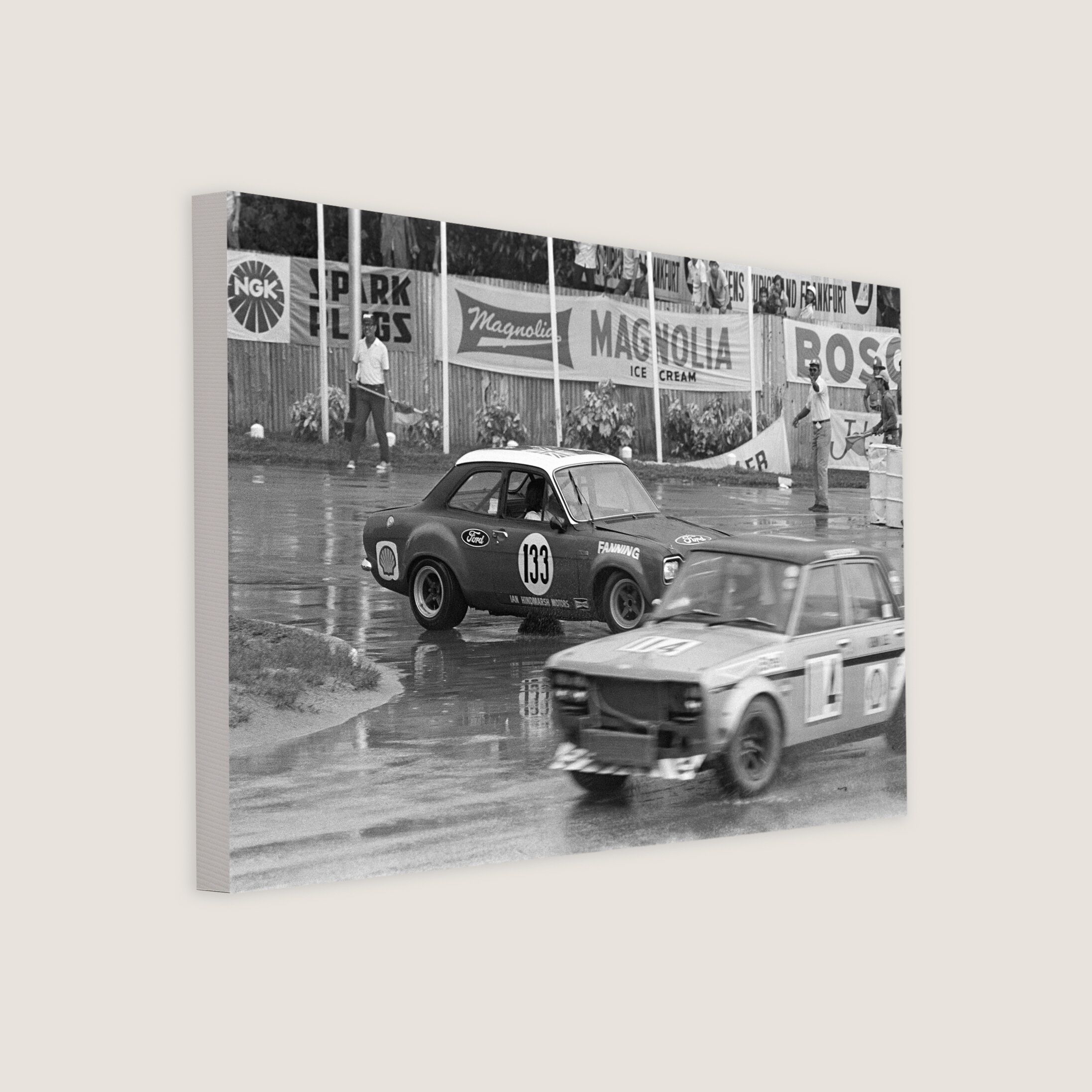 Saloon & Tourers Race on a Rainy Grand Prix Day 1972