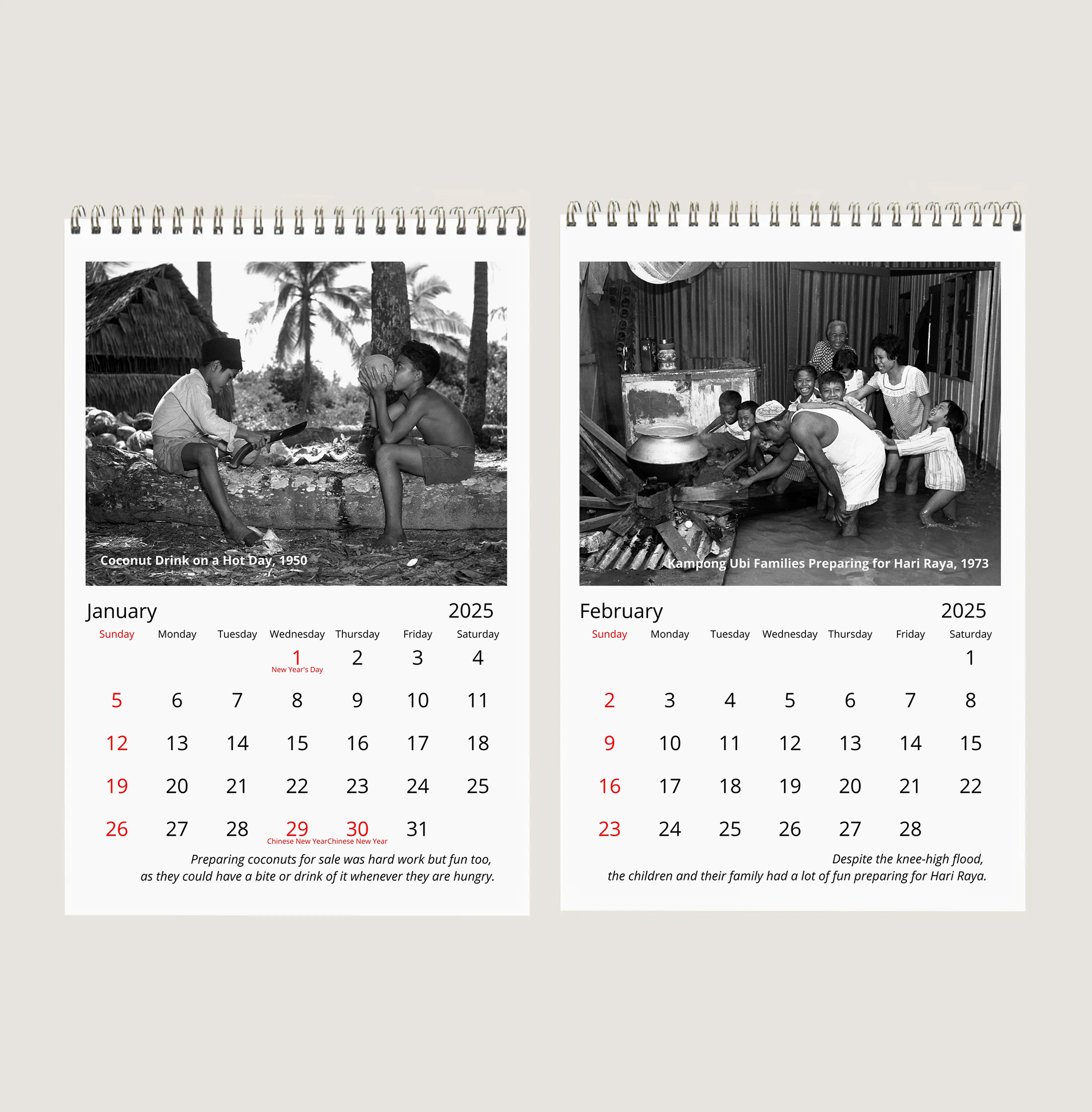 Childhood Memories of Yesteryears Calendar