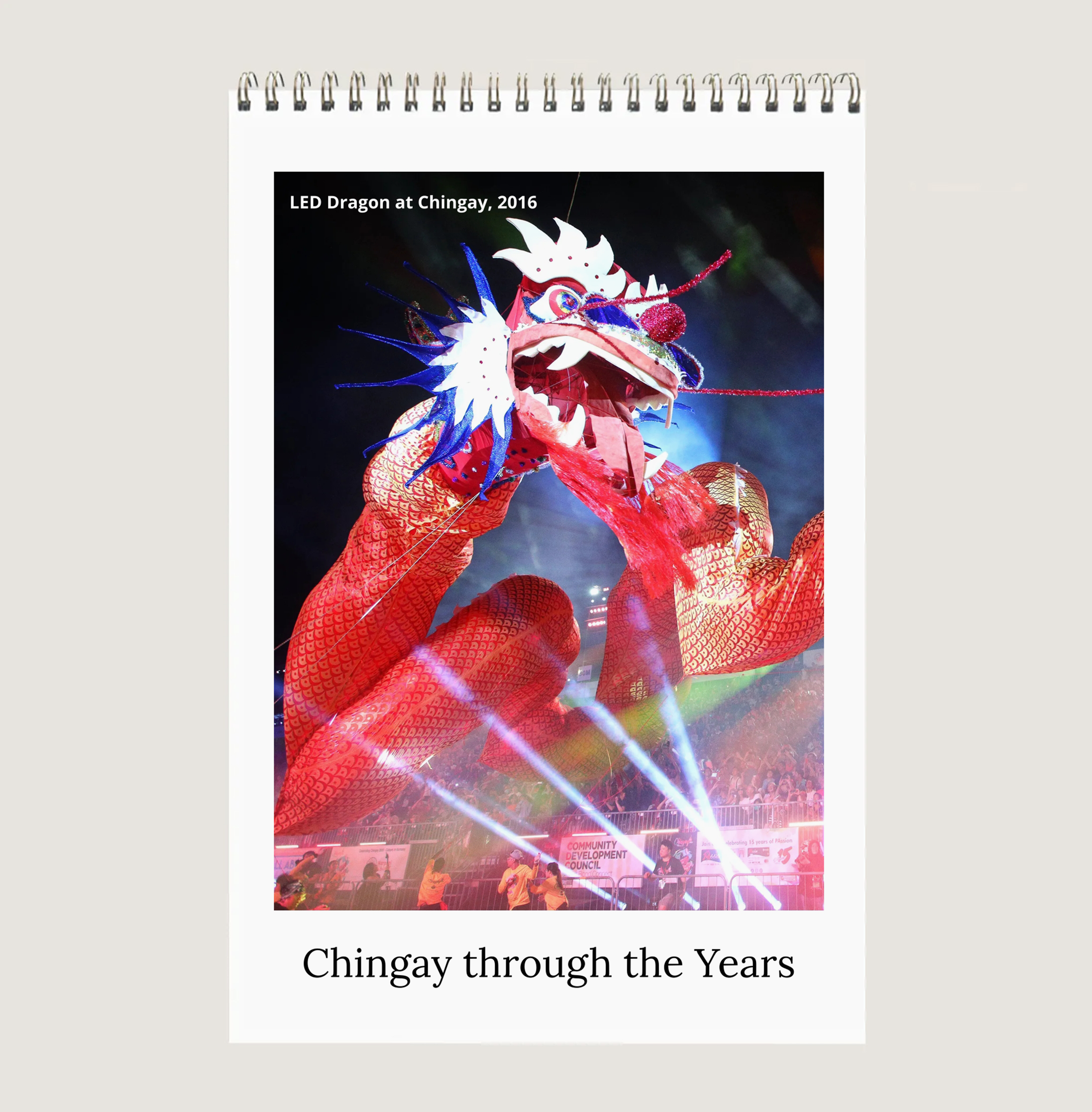 Chingay through the Years Calendar-My Sg Memories