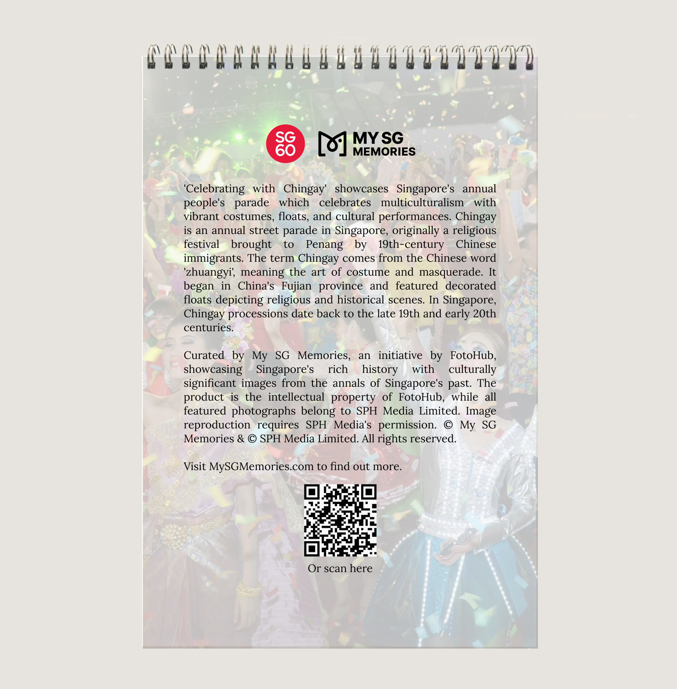 Chingay through the Years Calendar-My Sg Memories