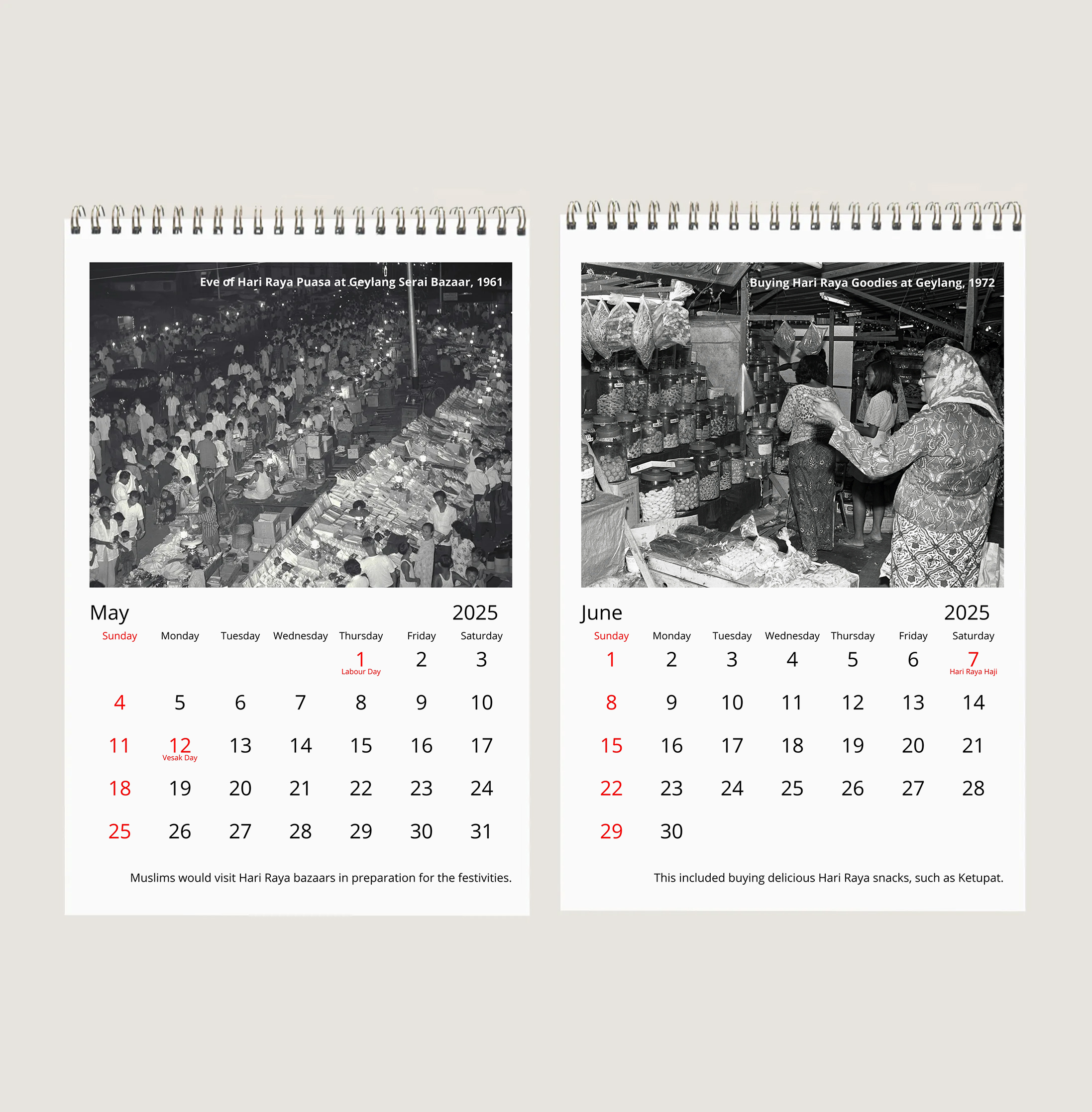 Celebrating Hari Raya in Singapore Calendar