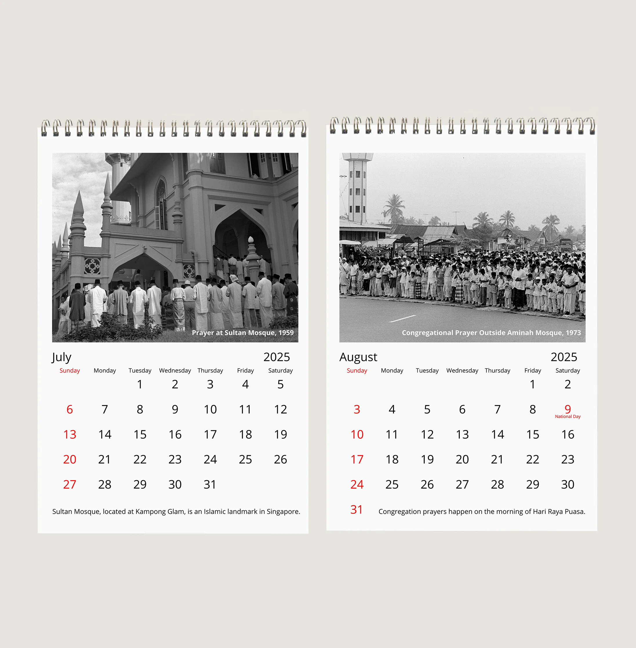 Celebrating Hari Raya in Singapore Calendar