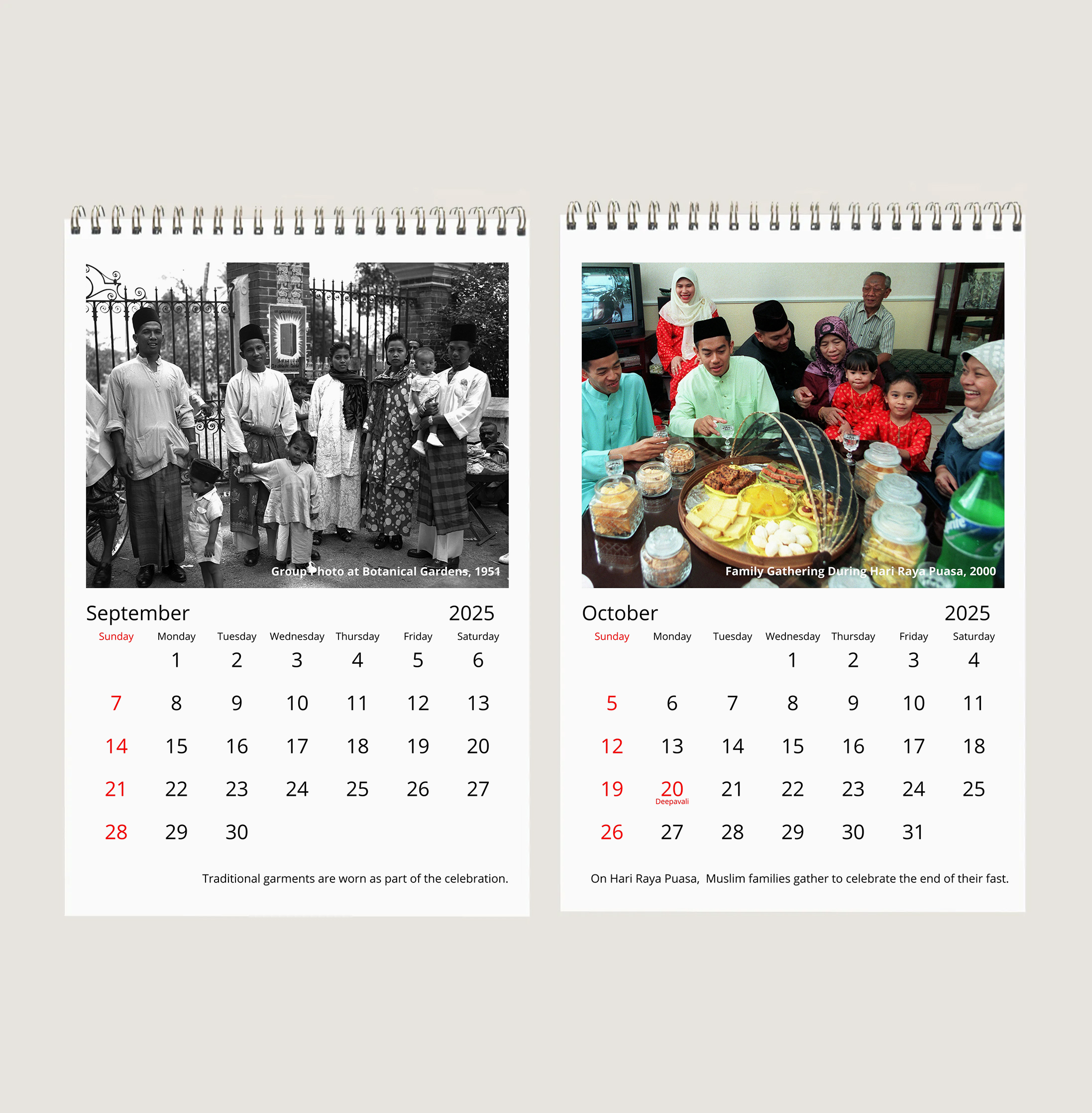 Celebrating Hari Raya in Singapore Calendar