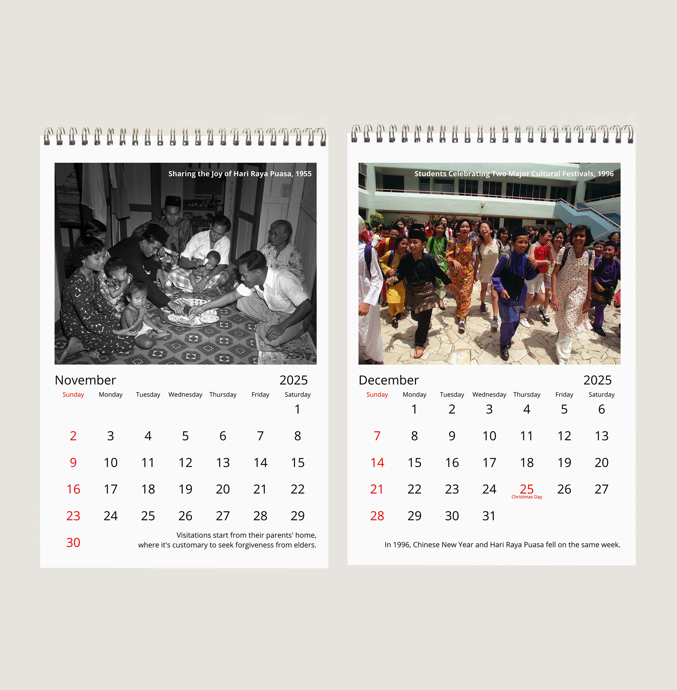 Celebrating Hari Raya in Singapore Calendar