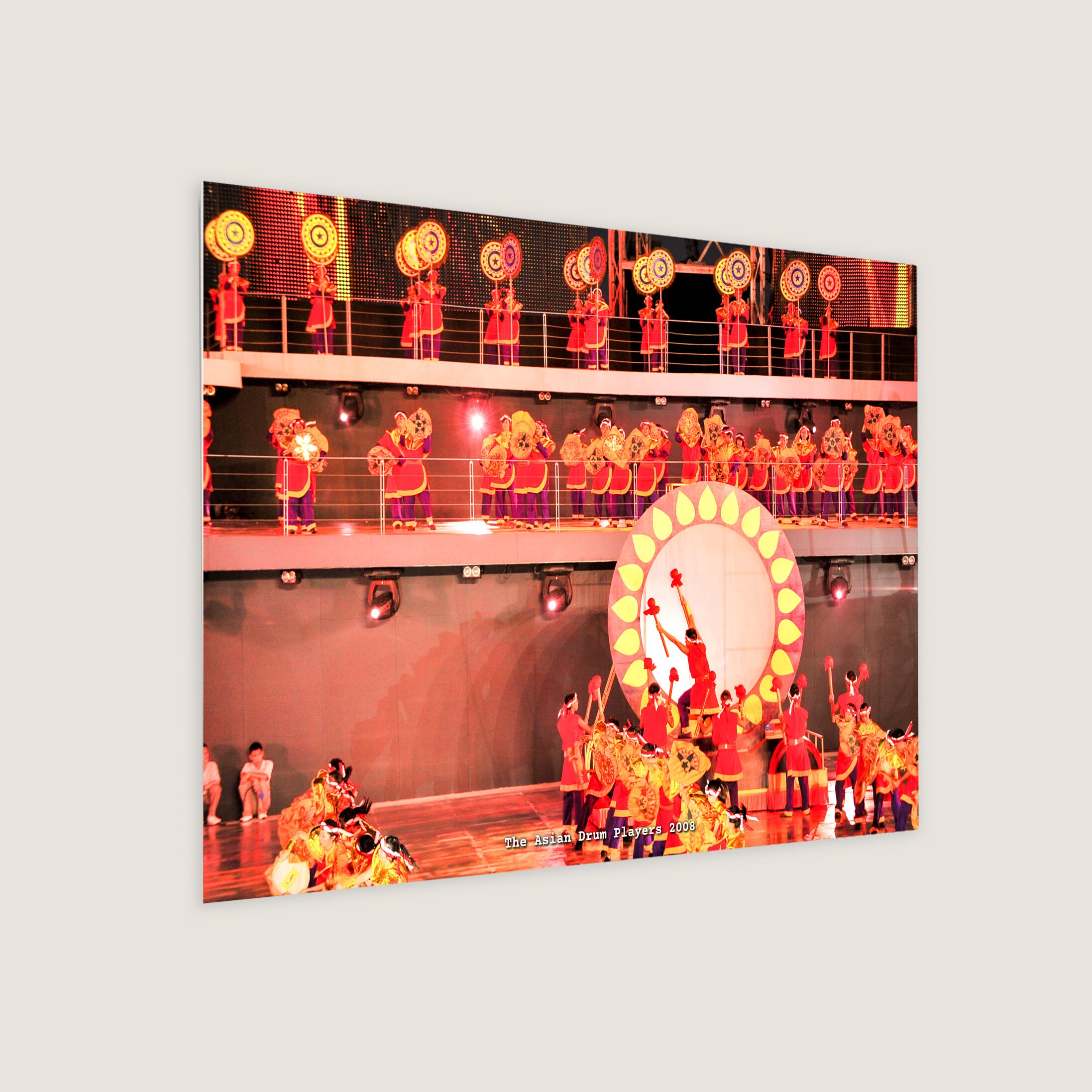 The Asian Drum Players 2008 Metal Panel