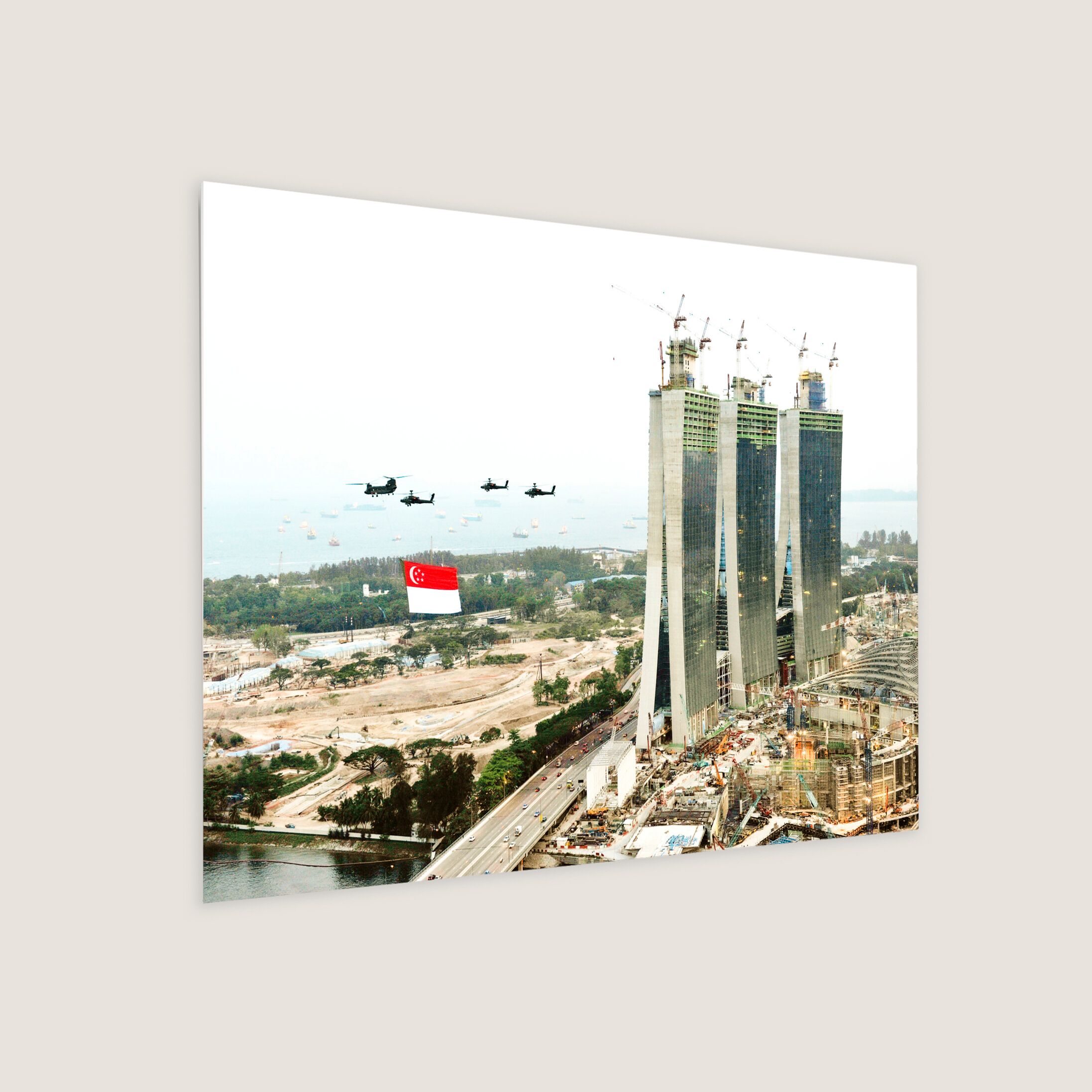 Flypast by Marina Bay Sands 2009 Metal Panel