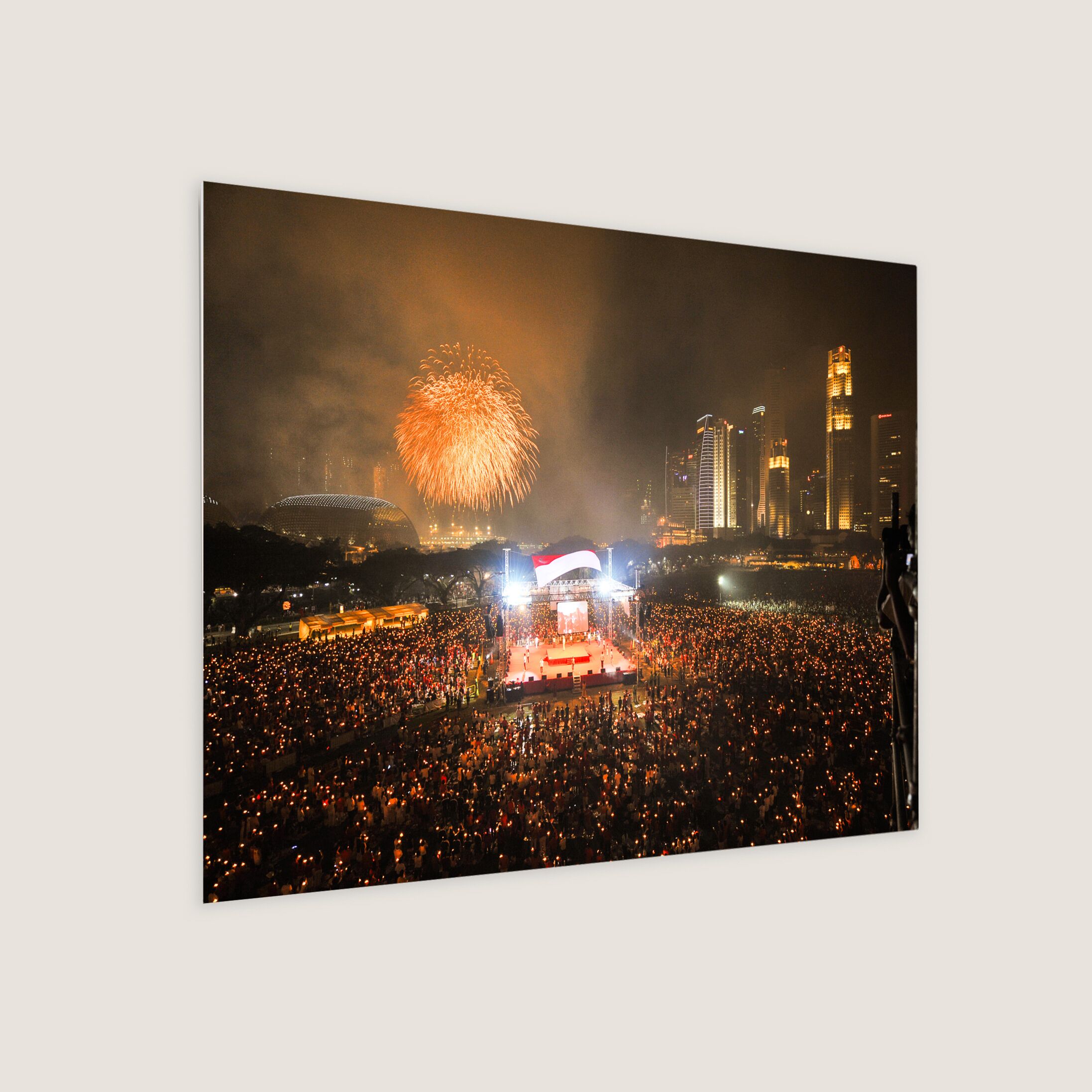 First Candle Lighting Ceremony 2009 Metal Panel