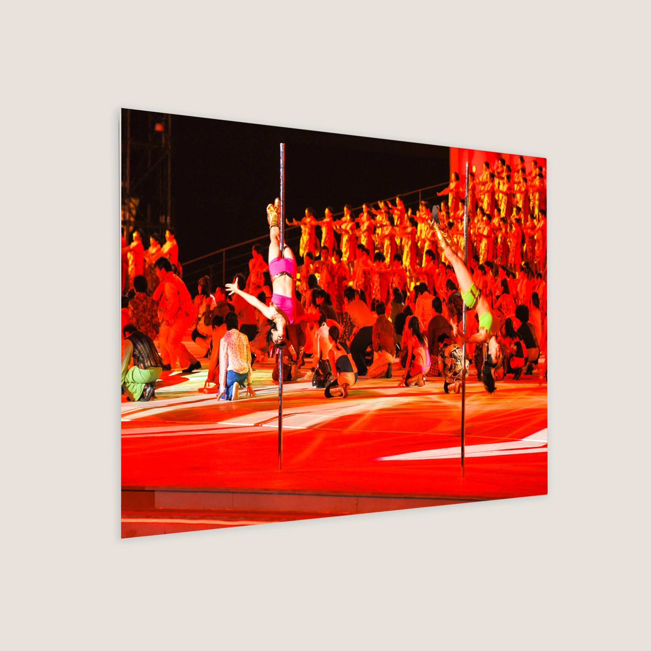 Pole Dancing at NDP 2009 Metal Panel