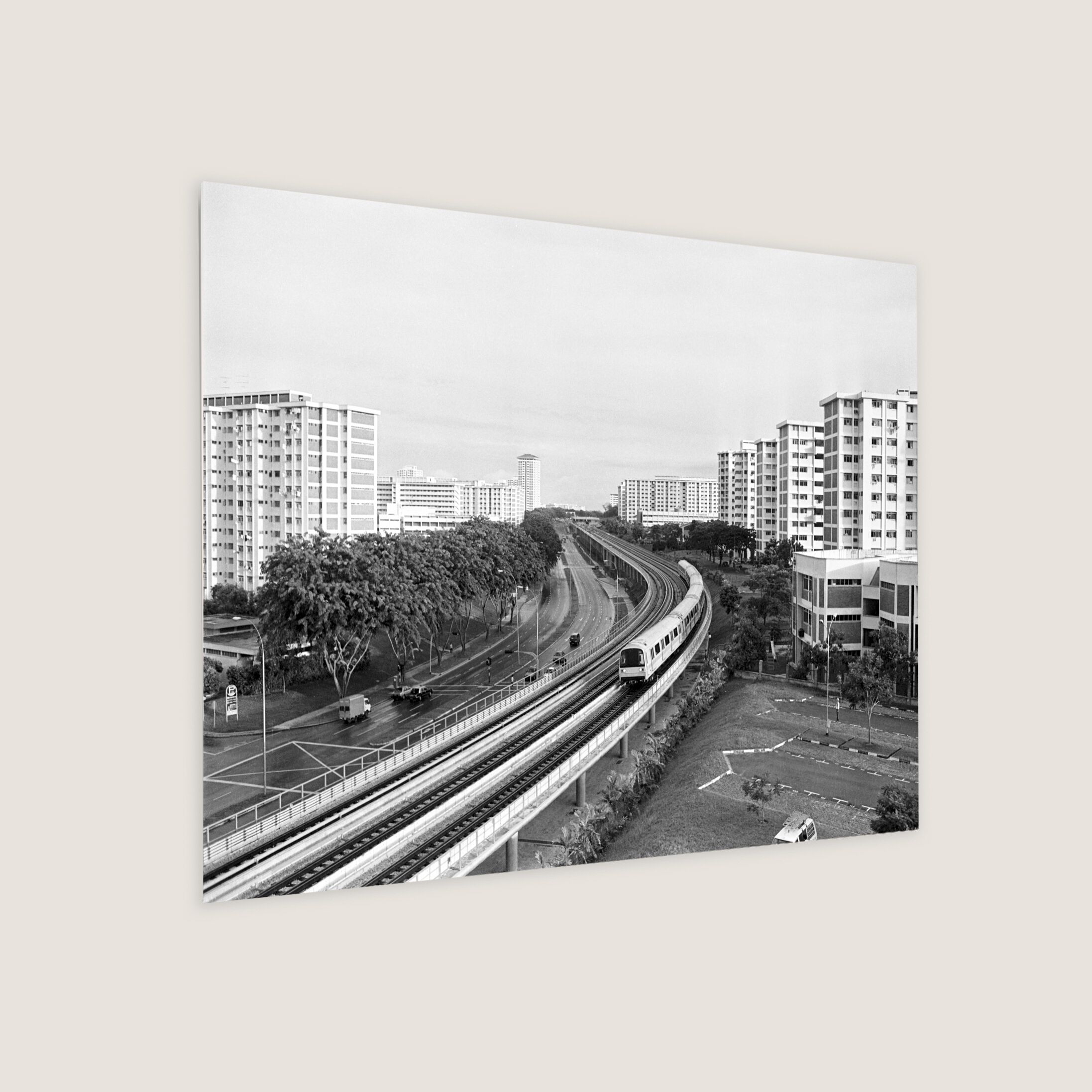 MRT Train Tracks From Toa Payoh to Yio Chu Kang 1987-My Sg Memories