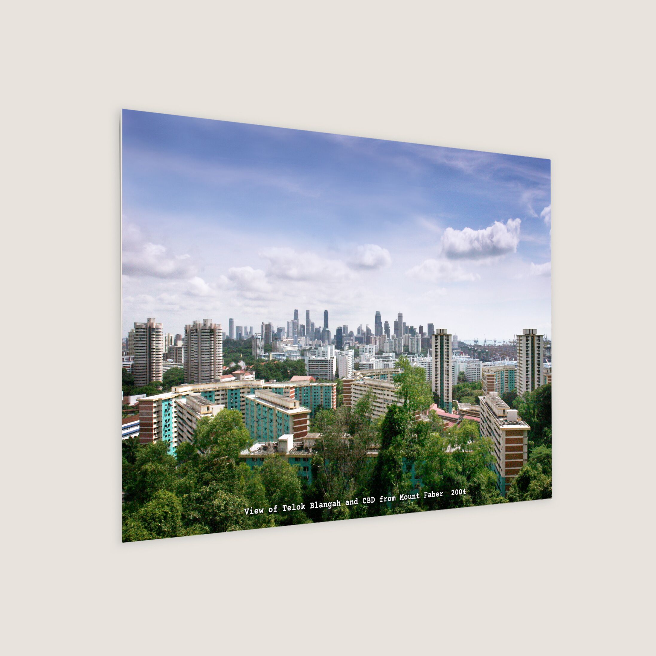 View of Telok Blangah and CBD from Mount Faber 2004