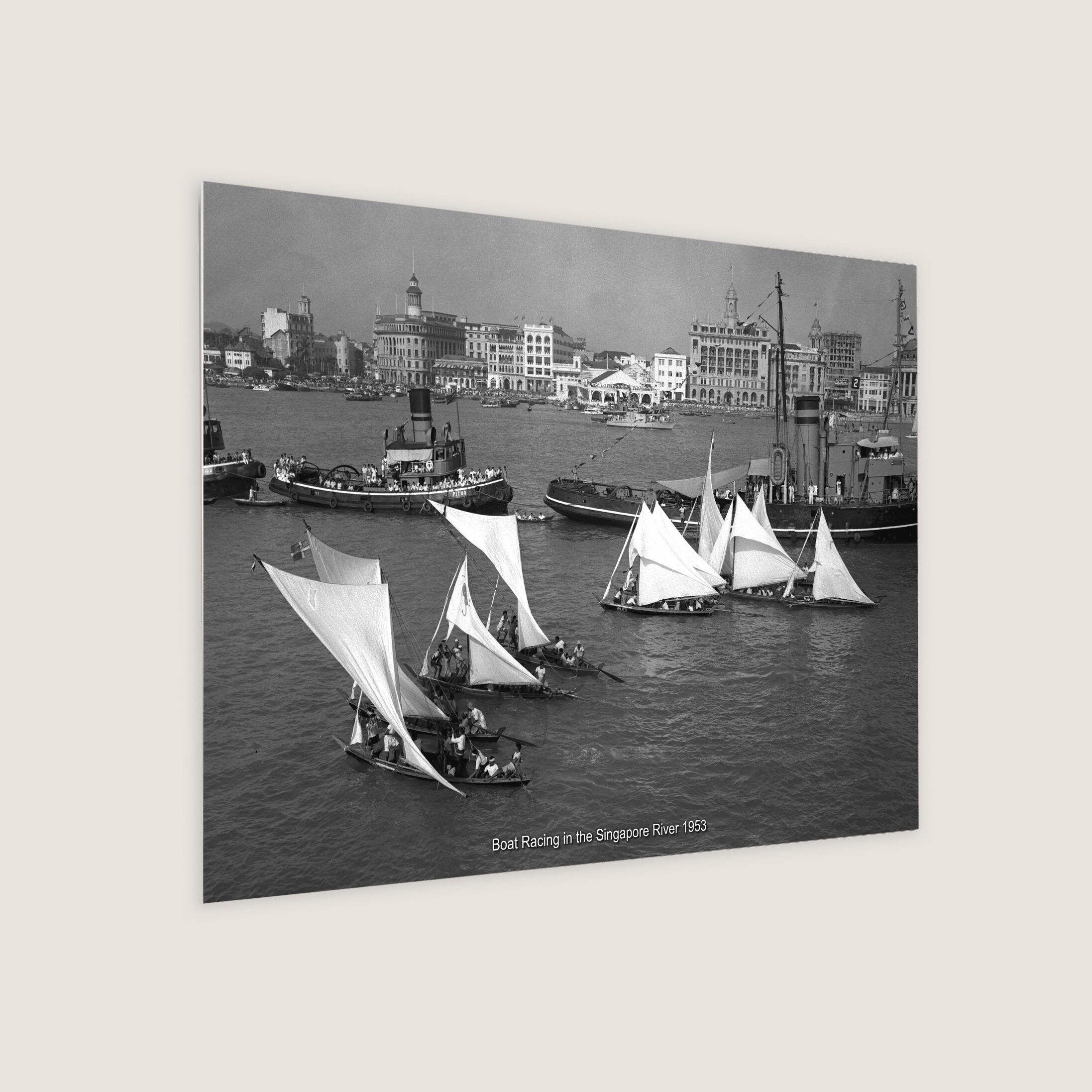 Boat Racing in the Singapore River 1953-My Sg Memories